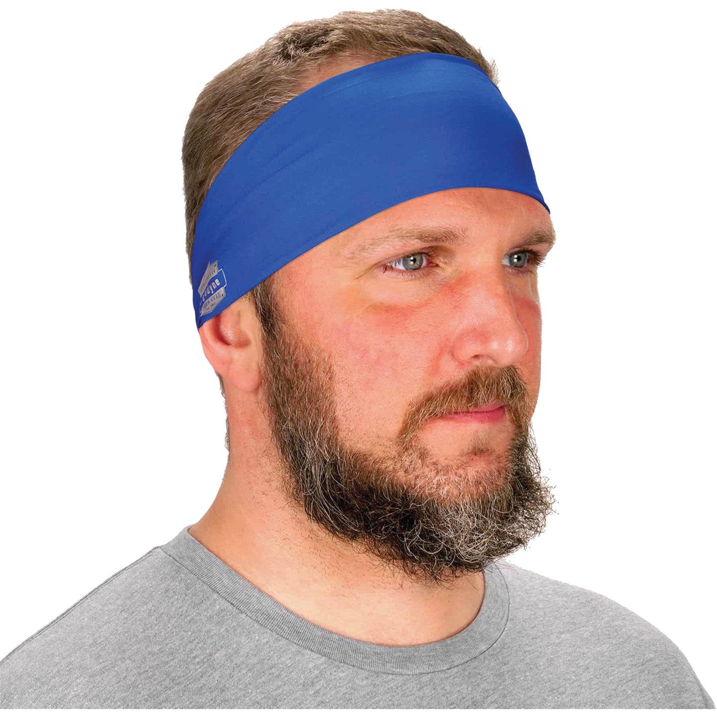 Ergodyne Chill-Its 6634 Cooling Headband, Blue