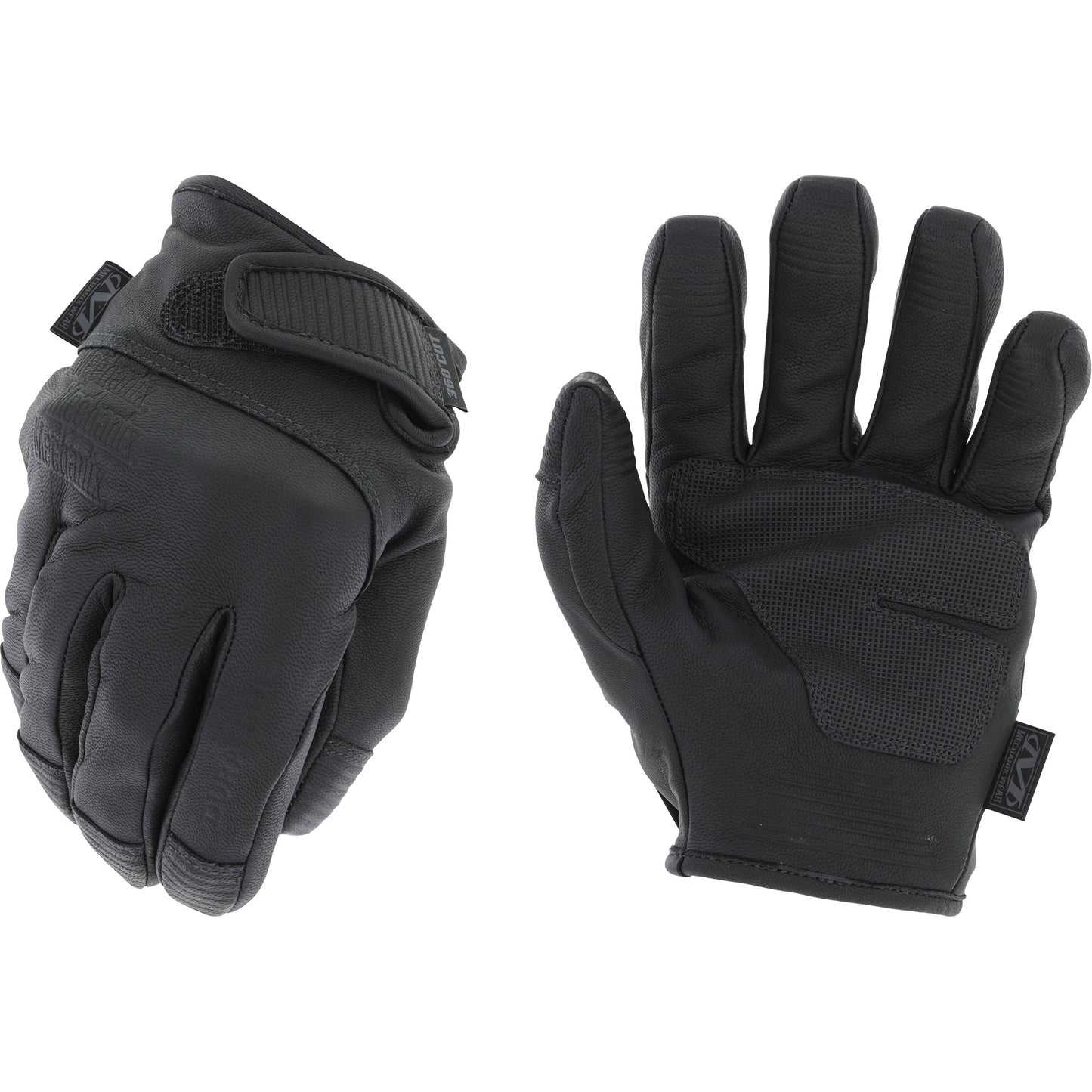 Mechanix Wear Leather Needlestick Law Enforcement Gloves, Size 8, Goatskin Shell, ASTM ANSI Level A7/EN 388 Level F