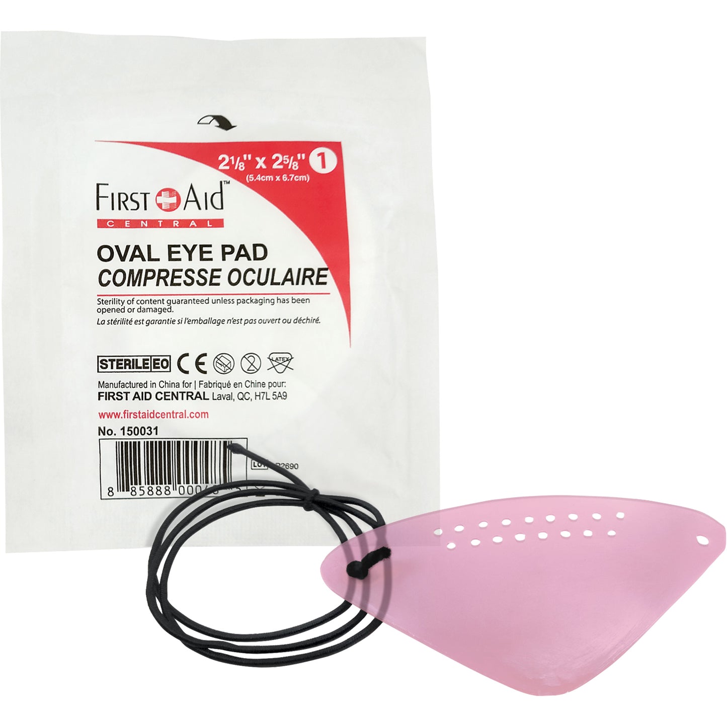 First Aid Central SmartCompliance® Refill Ocular Dressing, Eye, Class 1
