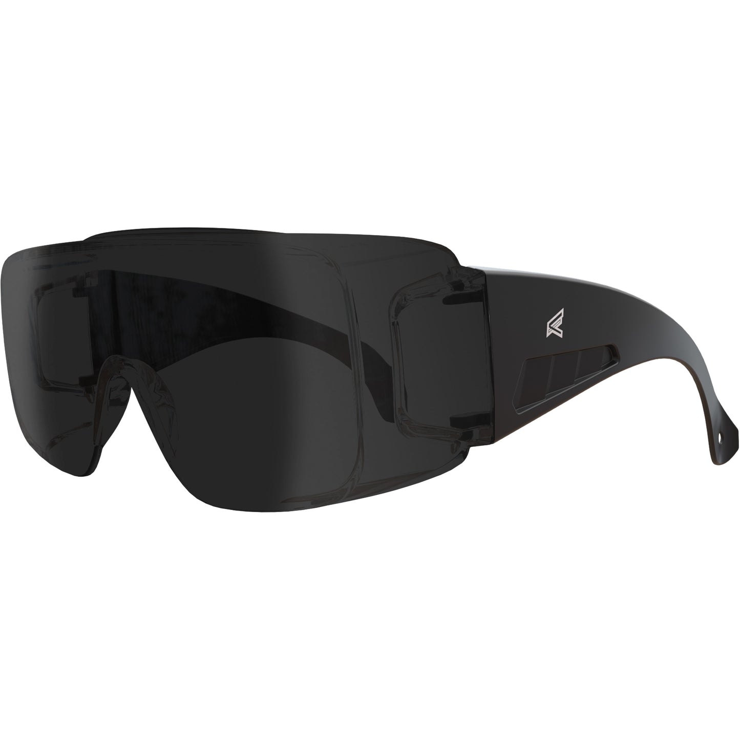 Edge Safety Eyewear Ossa Over-The-Glass Safety Glasses, Blue Lens, ANSI Z87+/MCEPS GL-PD 10-12/Meets/Exceeds CSA Z94.3