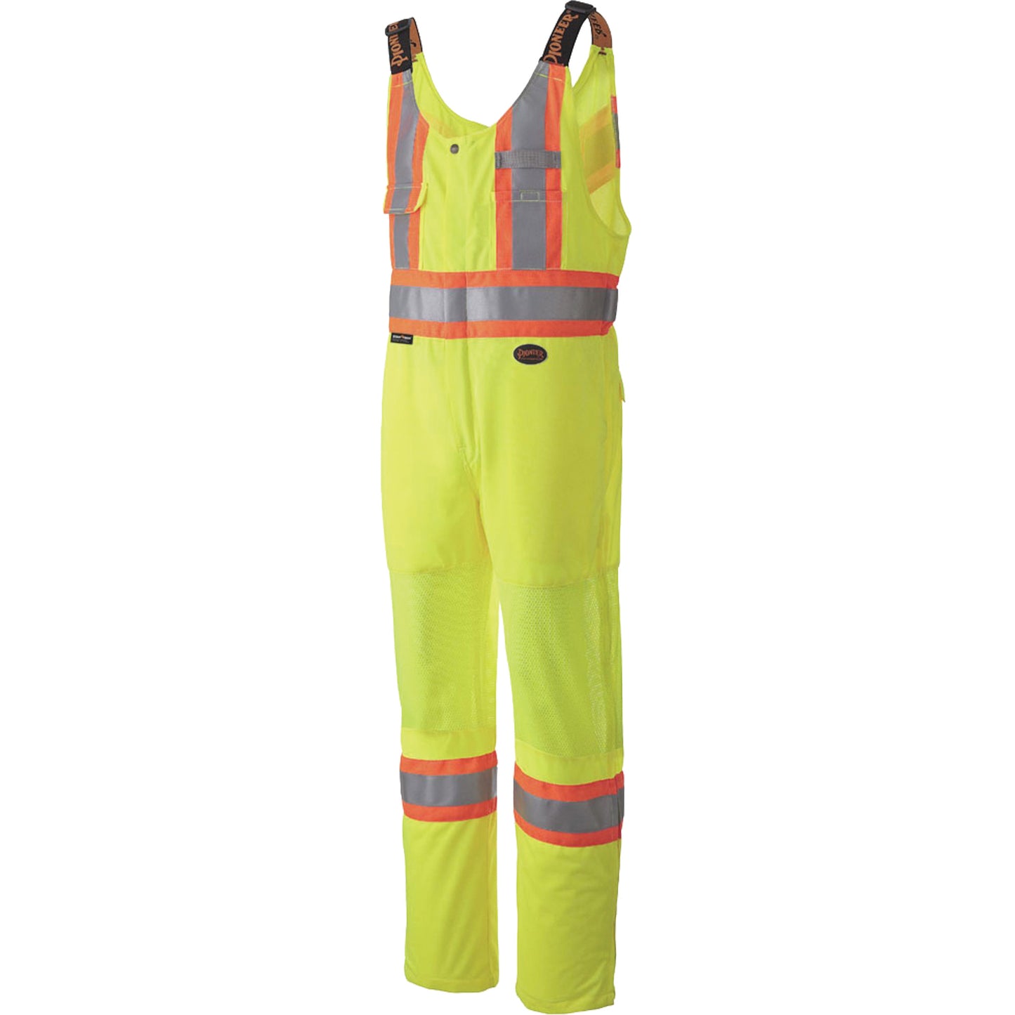 Pioneer 6000 Safety Overalls, Polyester, X-Large, High Visibility Lime-Yellow