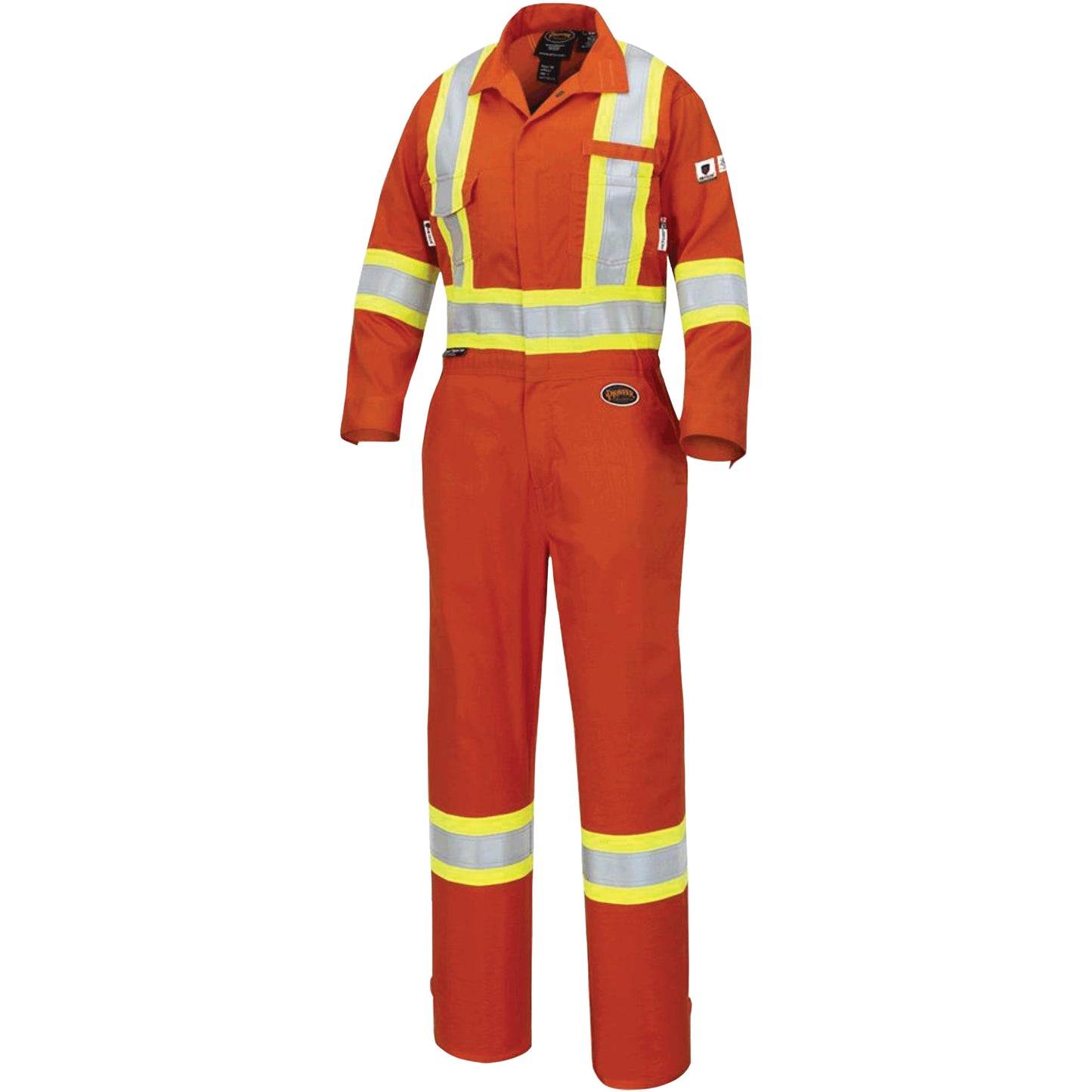 Pioneer 7702W FR-Tech® Women's FR/Arc-Rated Coveralls, Size Large, High Visibility Orange, 10 cal/cm²