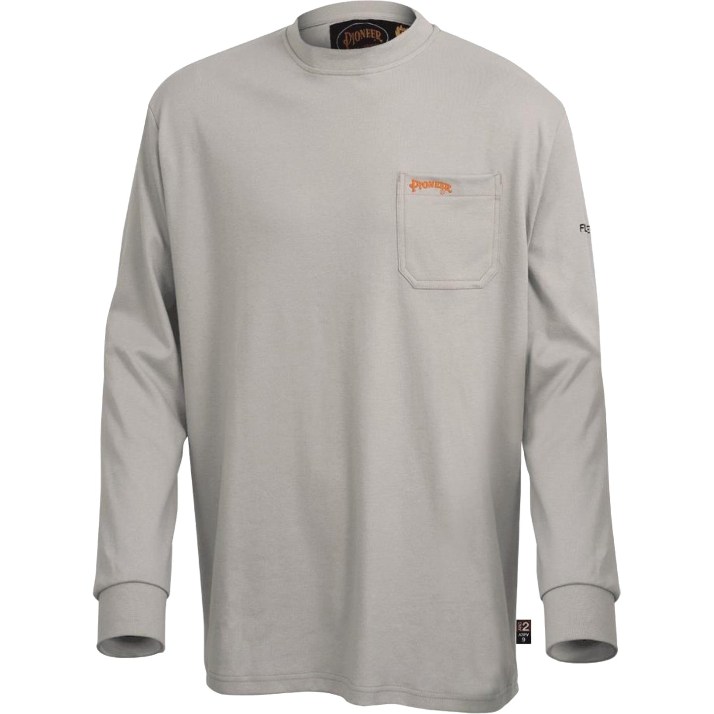 Pioneer 333 Flame-Resistant Long-Sleeved Shirt, 4X-Large, Grey