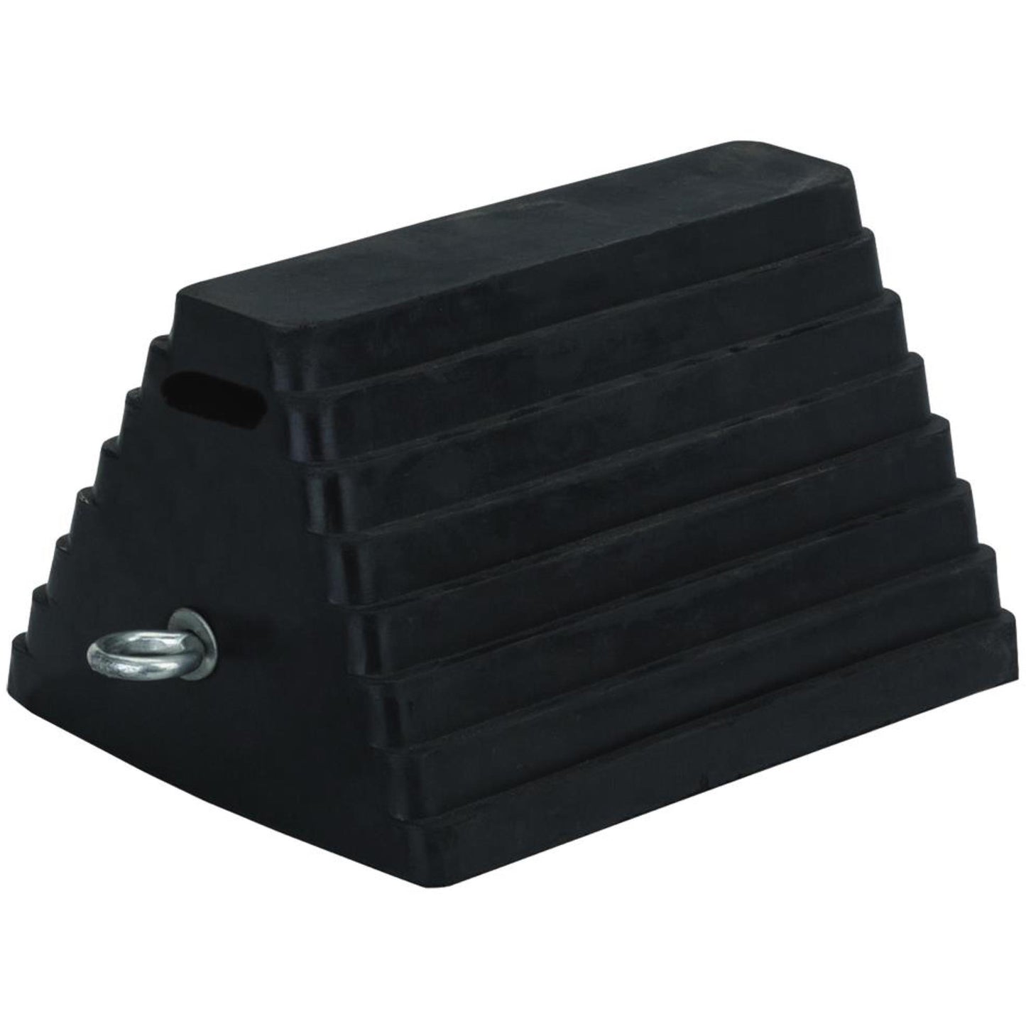 298 Double-Sided Wheel Chock, 6" x 8", Black