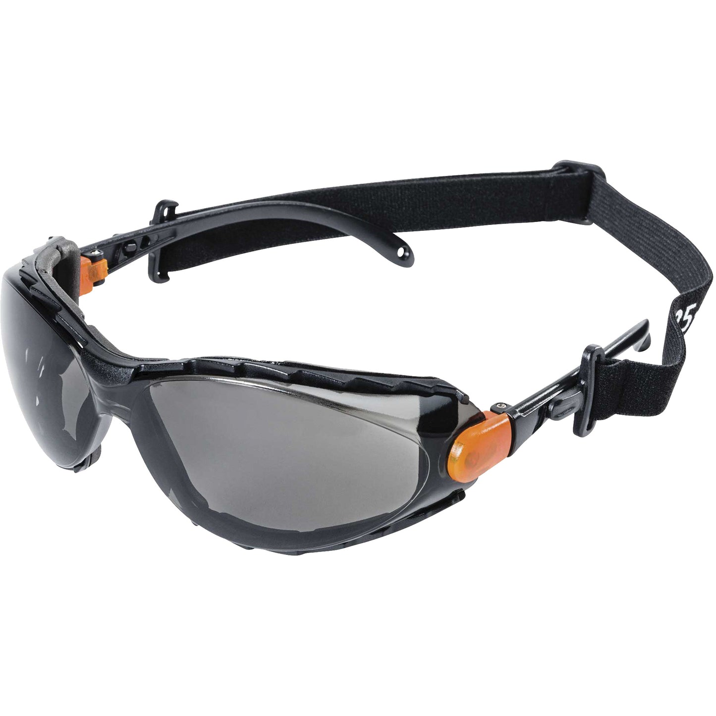 Sellstrom XPS502 Sealed Safety Glasses, Smoke Lens, Anti-Fog/Anti-Scratch