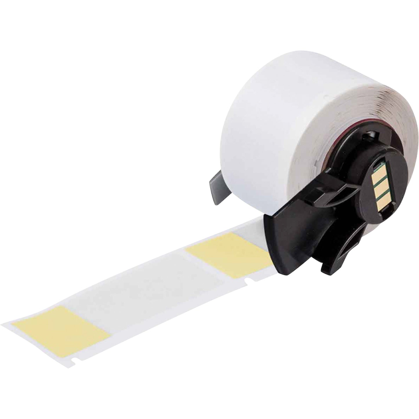 Brady Self-Laminating Wrap-Around Wire & Cable Labels, Vinyl, 1" L x 2.5" H, White