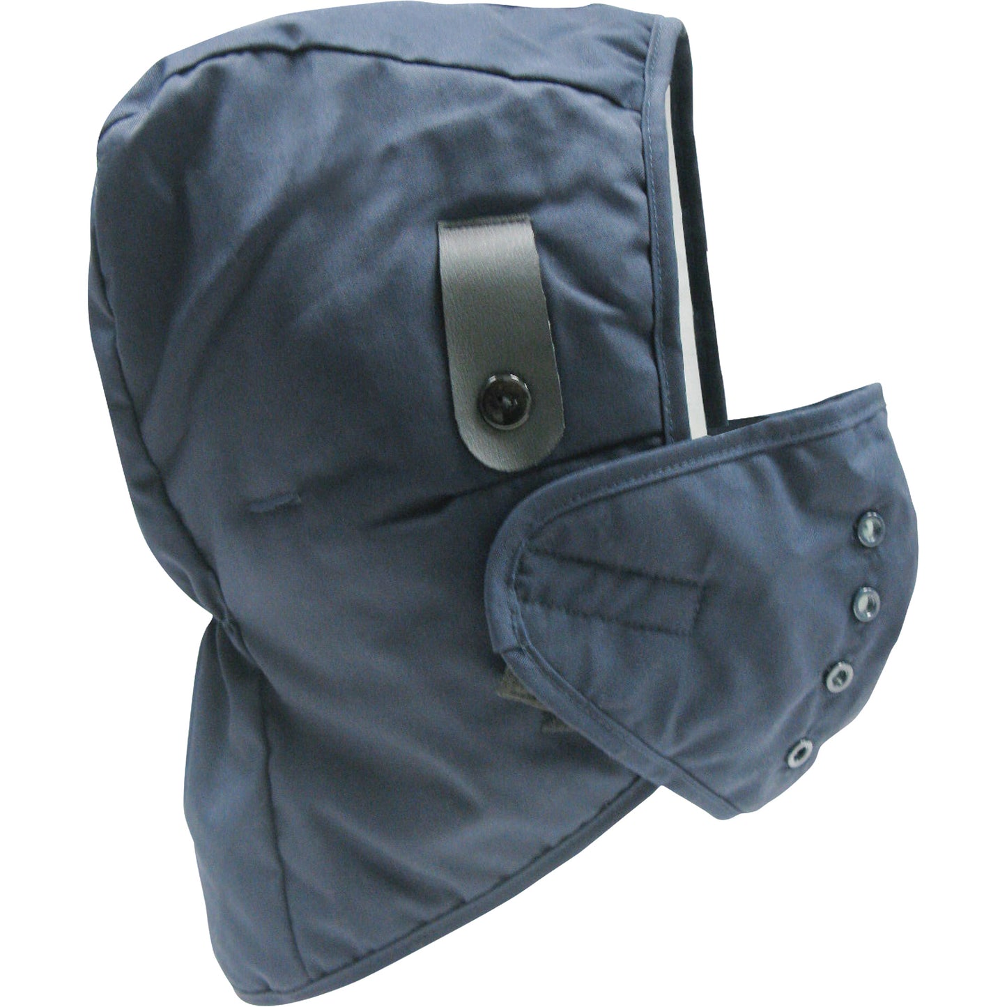 FR Winter Liner with Mouth Piece & Long Neck, Blue, Cotton/Poly-Cotton