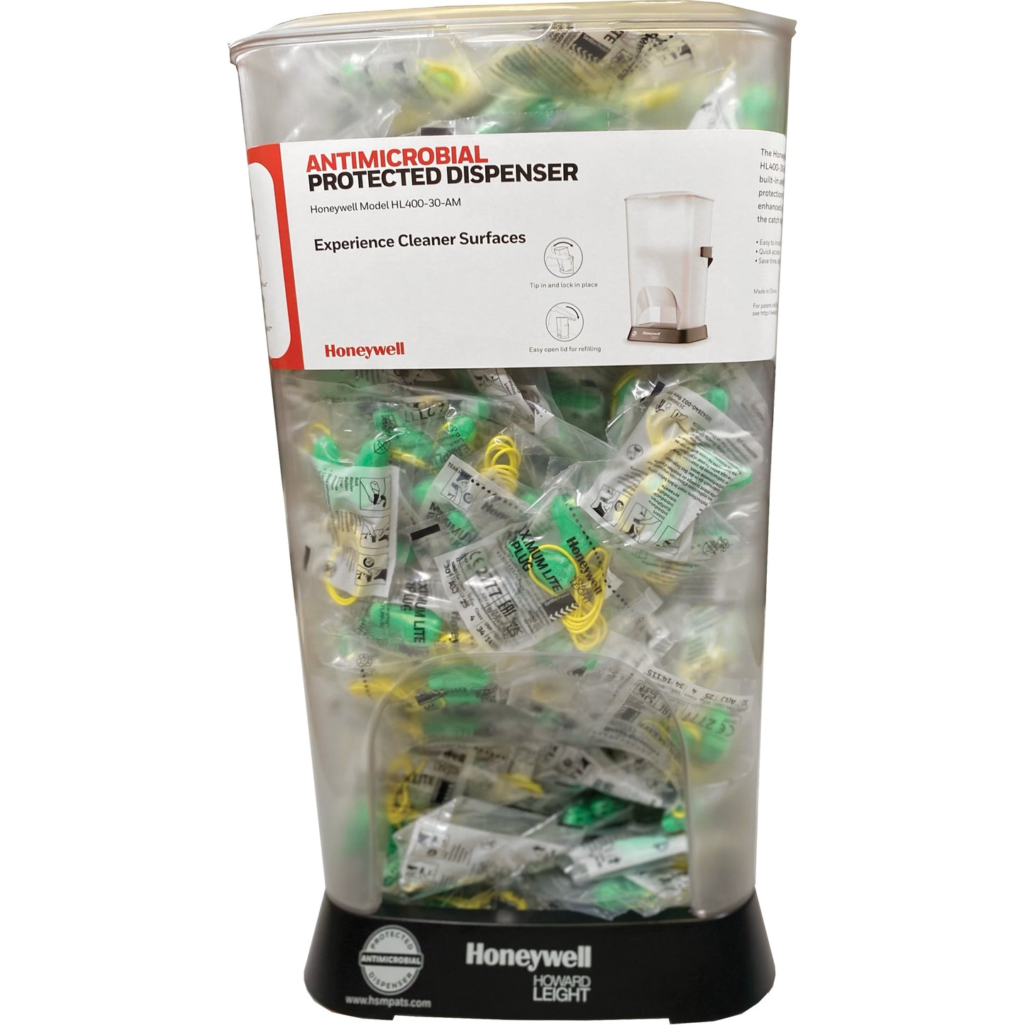 Honeywell HL400 AM Corded Earplug Dispenser with LPF-30 Earplugs Canister