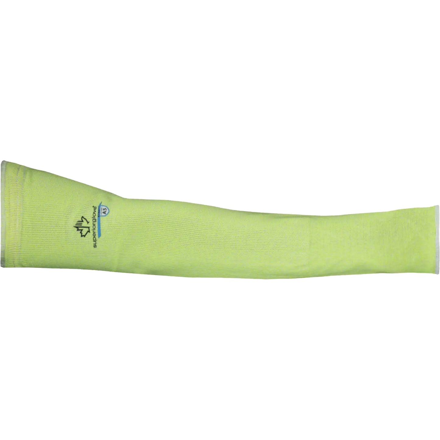 Superior Glove Works Ltd. KTAH1T Cut-Resistant Sleeve, TenActiv™, 18", ASTM ANSI Level A5, High Visibility Lime