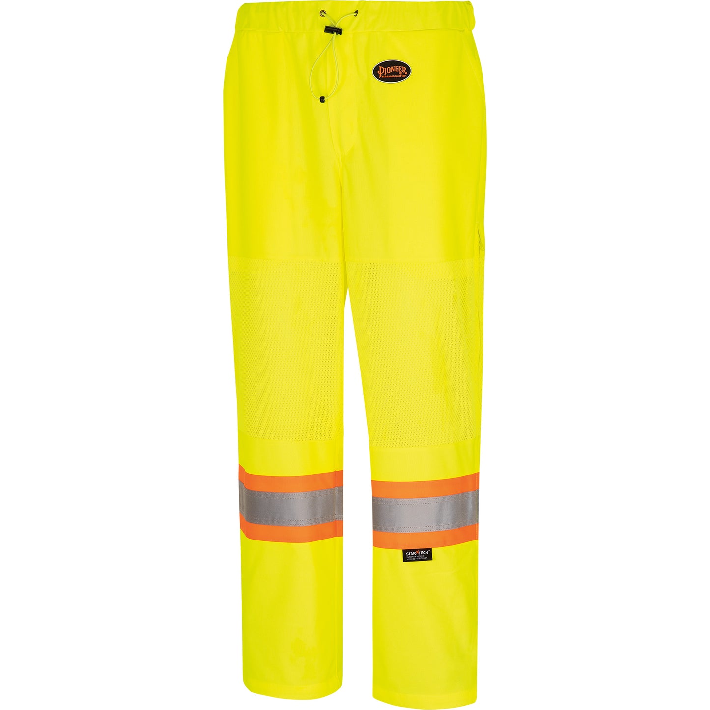 Pioneer 5999PW Women's Traffic Safety Pants, Polyester, Medium, High Visibility Lime-Yellow