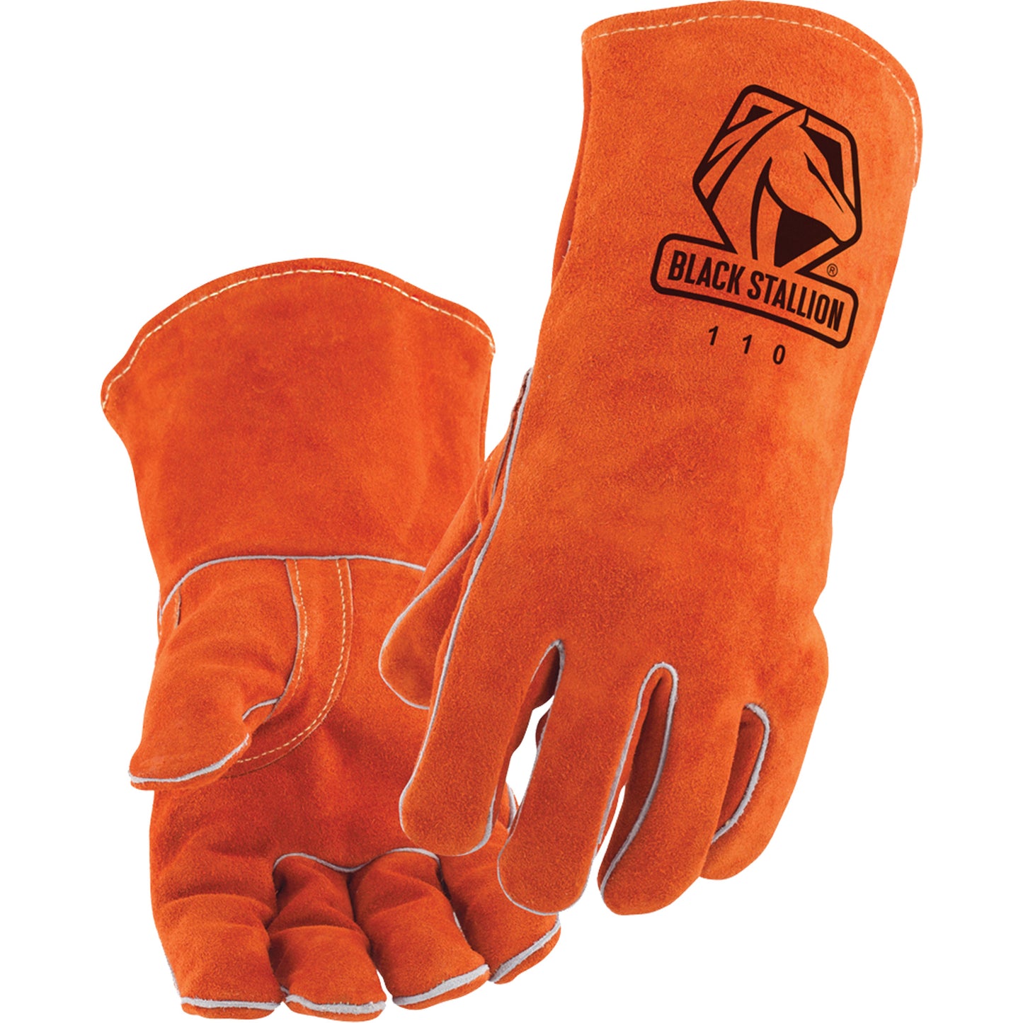 Select Shoulder Stick Glove, Split Cowhide, Size Small