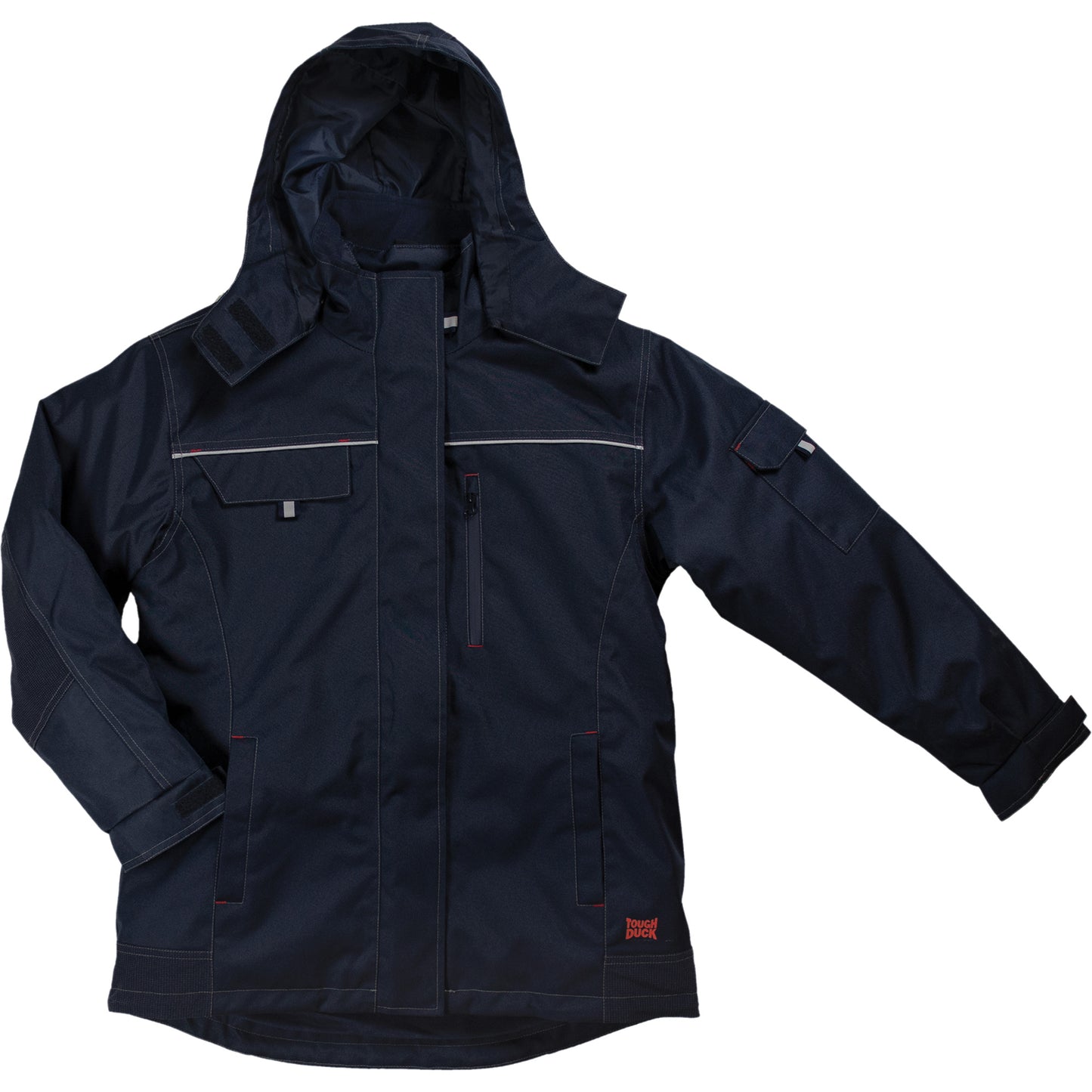 Tough Duck Waterproof Oxford 3-in-1 Parka, Women's, X-Small, Navy Blue