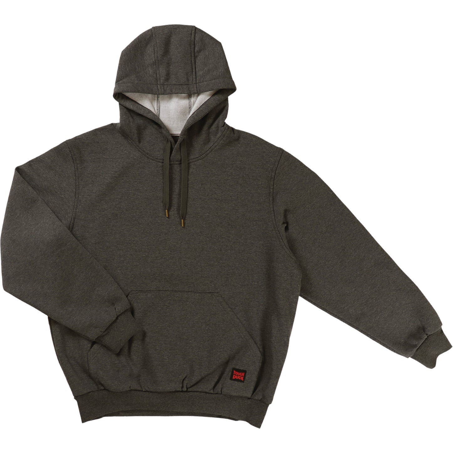 Tough Duck Water Repellent Fleece Pullover Hoodie, Men's, 4X-Large, Grey