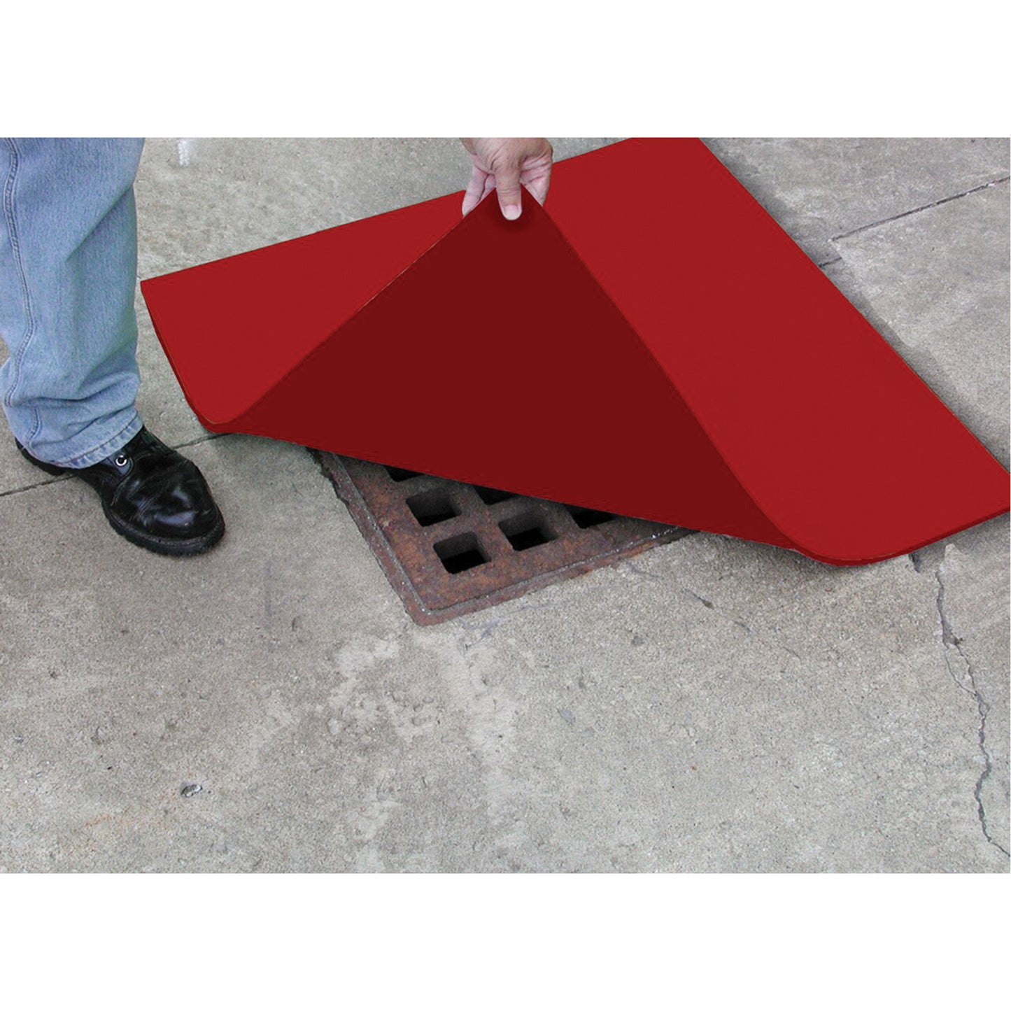 Enpac Spill Protector Drain Cover, Square, 42" L x 42" W