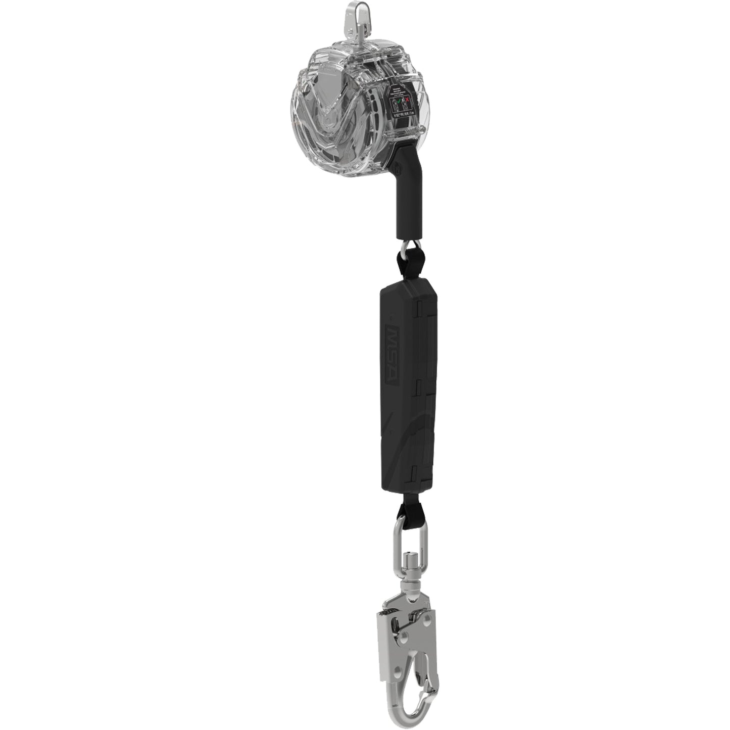 MSA V-TEC™ 36CS Personal Fall Limiter-Cable, 10', Galvanized Steel, Swivel