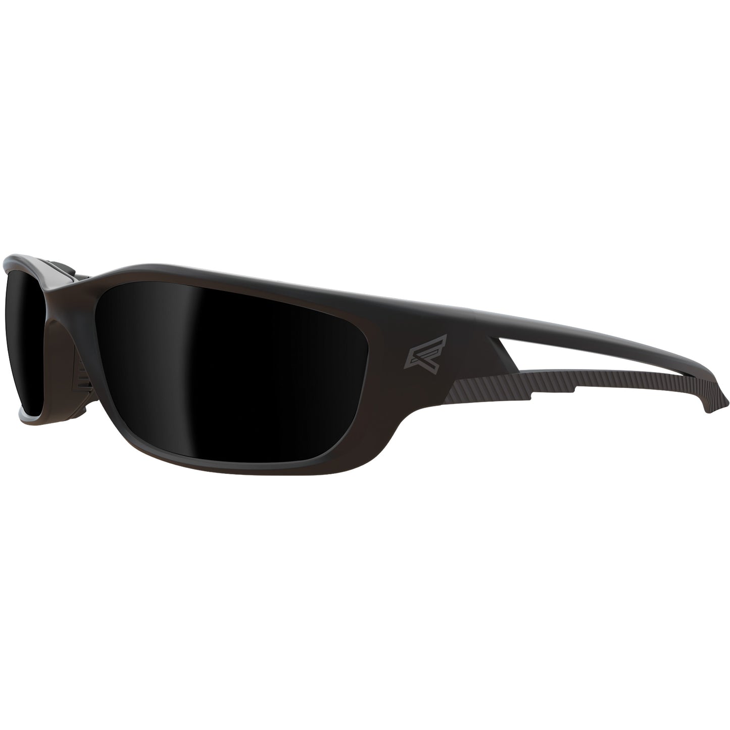 Edge Safety Eyewear Kazbek XL Safety Glasses with Gasket, Smoke Lens, Anti-Scratch/Vapour Barrier, ANSI Z87+/MCEPS GL-PD 10-12/Meets/Exceeds CSA Z94.3