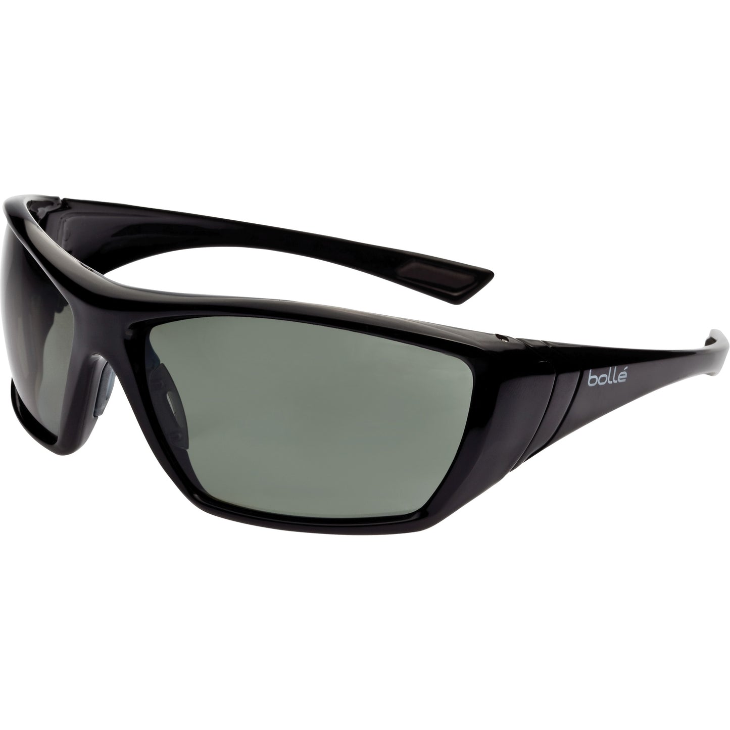 Bollé Safety Hustler Safety Glasses, Smoke Lens, Anti-Fog/Anti-Scratch