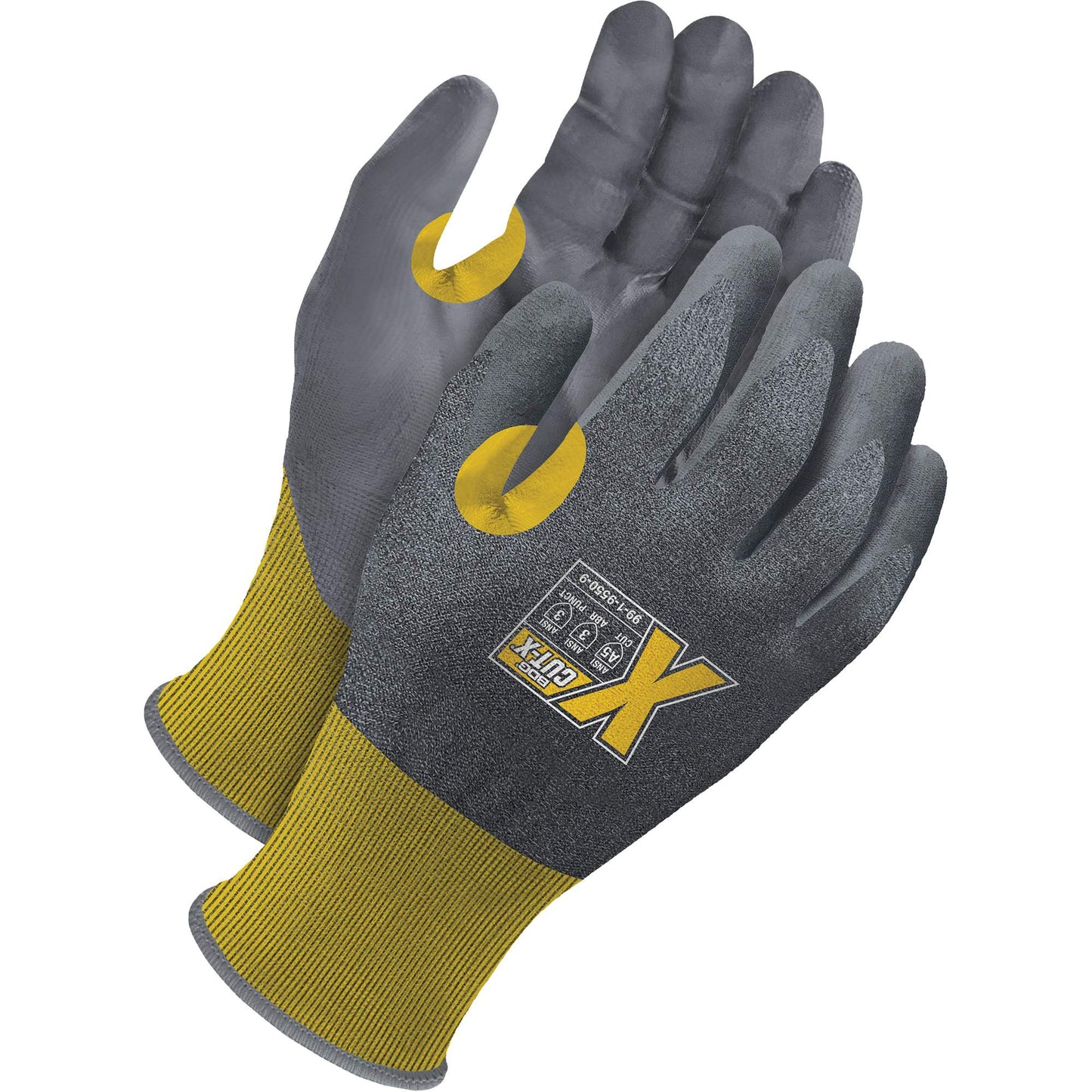 Bob Dale Gloves Cut-Resistant Touch Screen Gloves, Size 9, 21 Gauge, Foam NBR Coated, HPPE Shell, ASTM ANSI Level A5