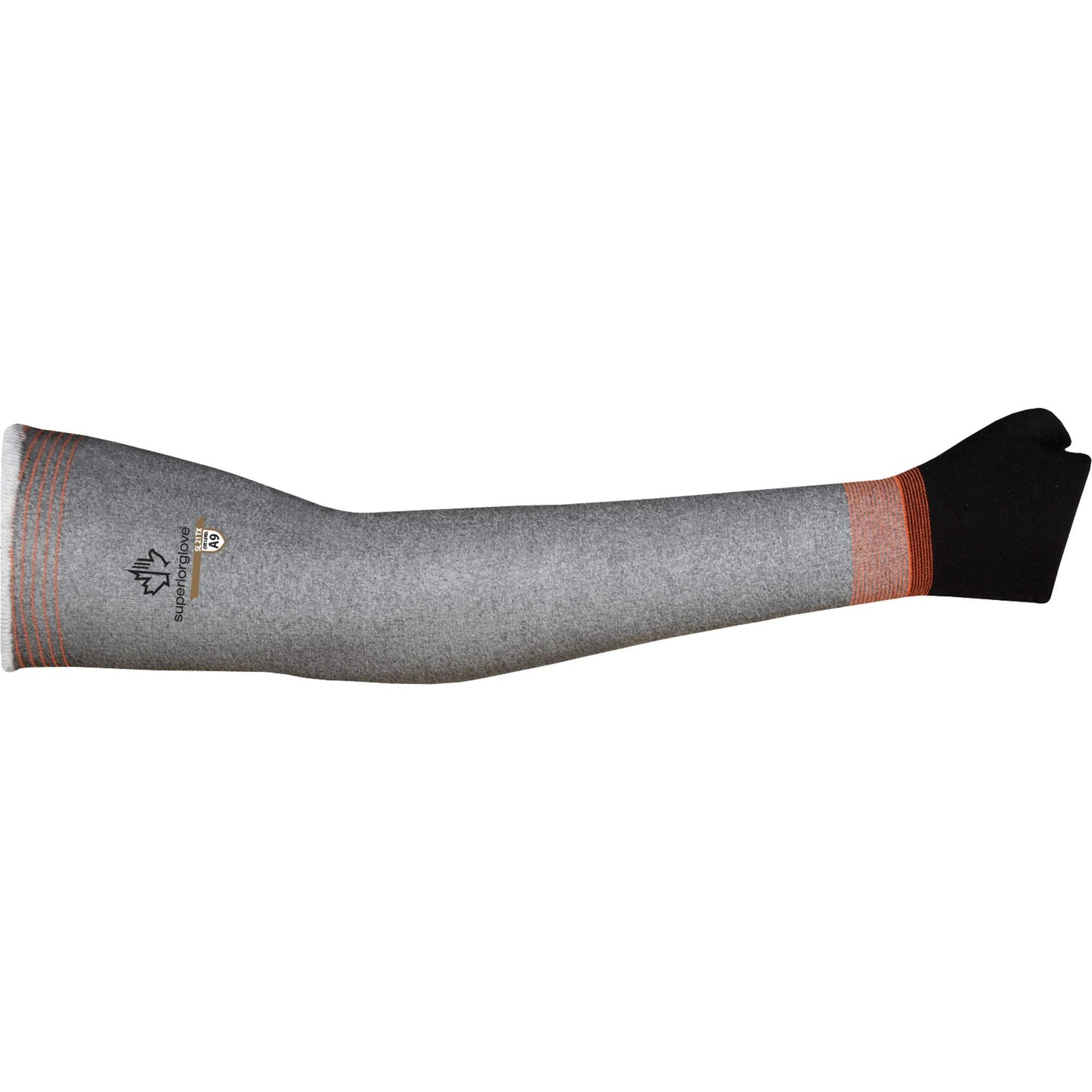 Superior Glove Works Ltd. SL21TX18TE Ultra-Thin Cut Resistant Sleeves, TenActiv™, 18", ASTM ANSI Level A9, Grey