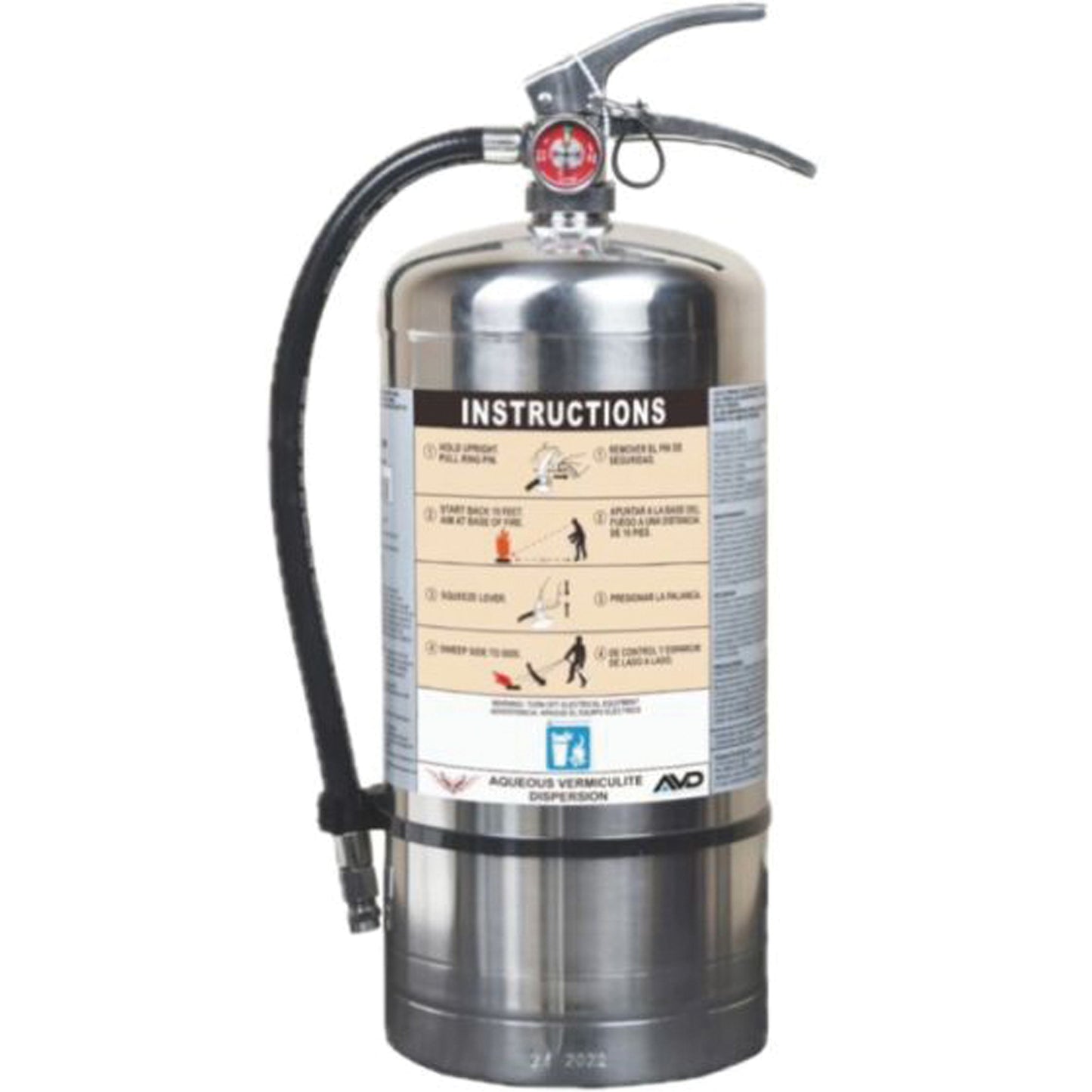 Fire Extinguisher for Lithium-ion Battery Fire Protection, AVD, 6 L Capacity