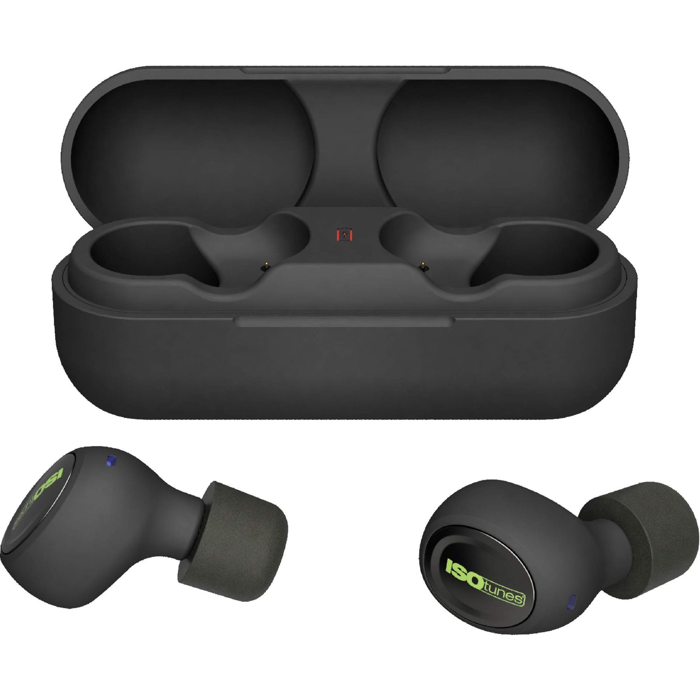 ISOtunes Matte Black Free 2.0 Wireless Bluetooth Earbuds