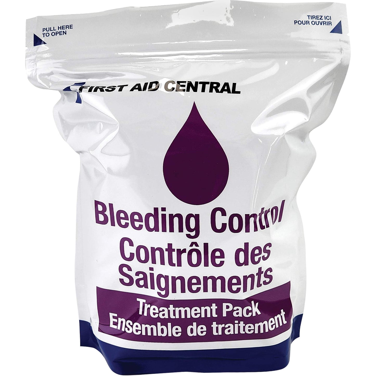 First Aid Central 13-Piece Bleed Control Refill Pack for Emergency Response First Aid Kit