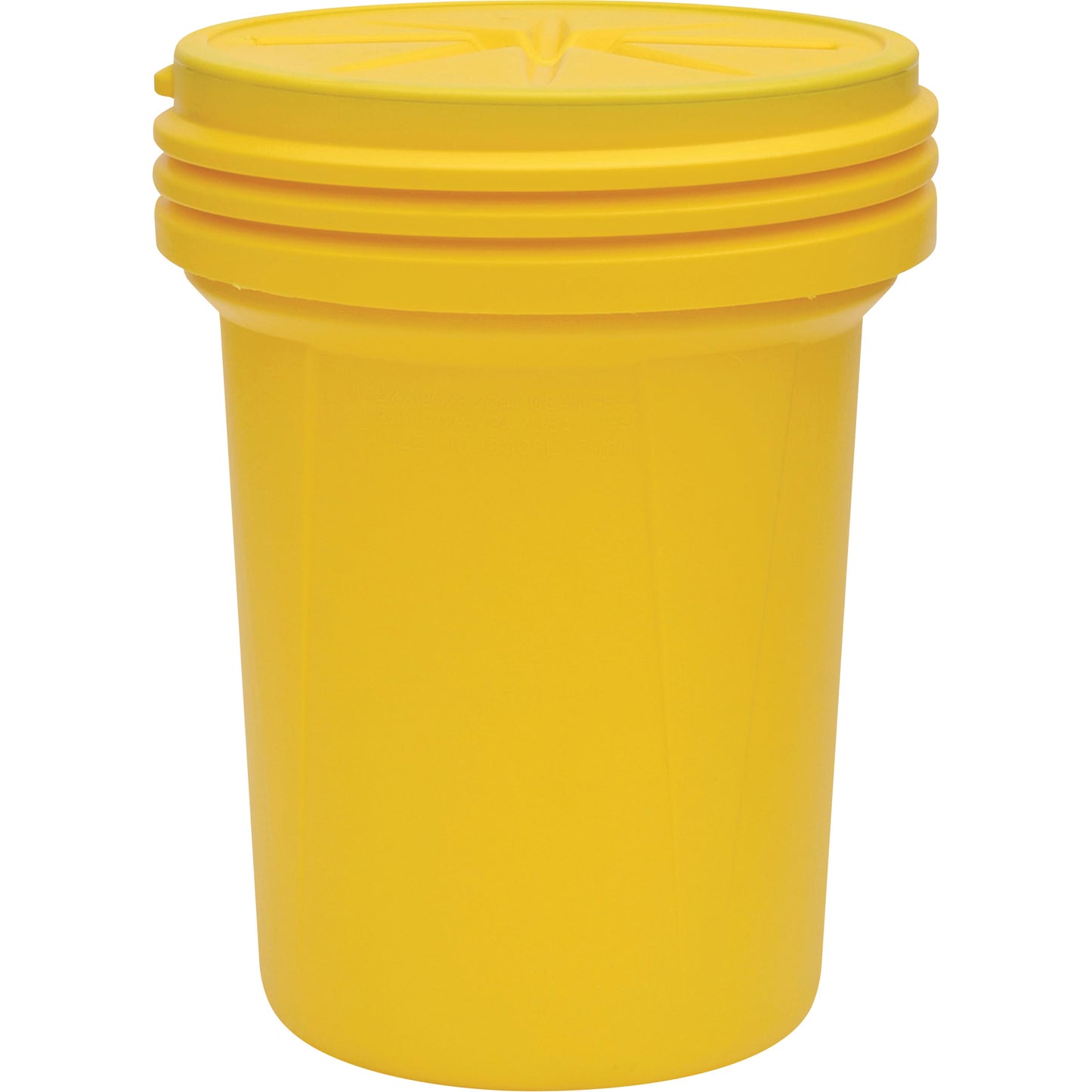 Lab Pack Plastic Barrel Drum with Screw-On Lid, 30 US gal., Mobile/Stationary