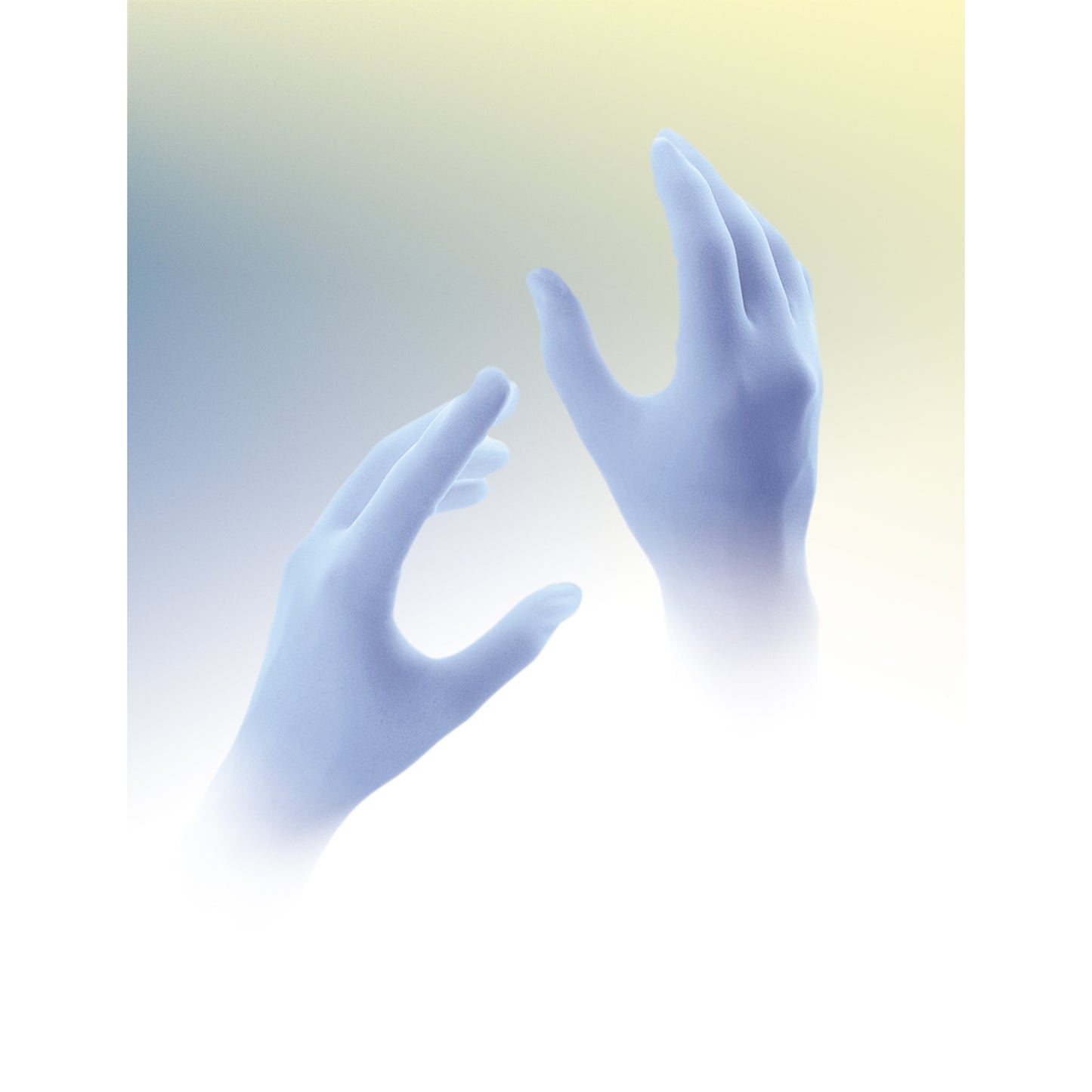 QRP Qualatrile™ Disposable Gloves, Medium, Nitrile, 5-mil, Powder-Free, Blue