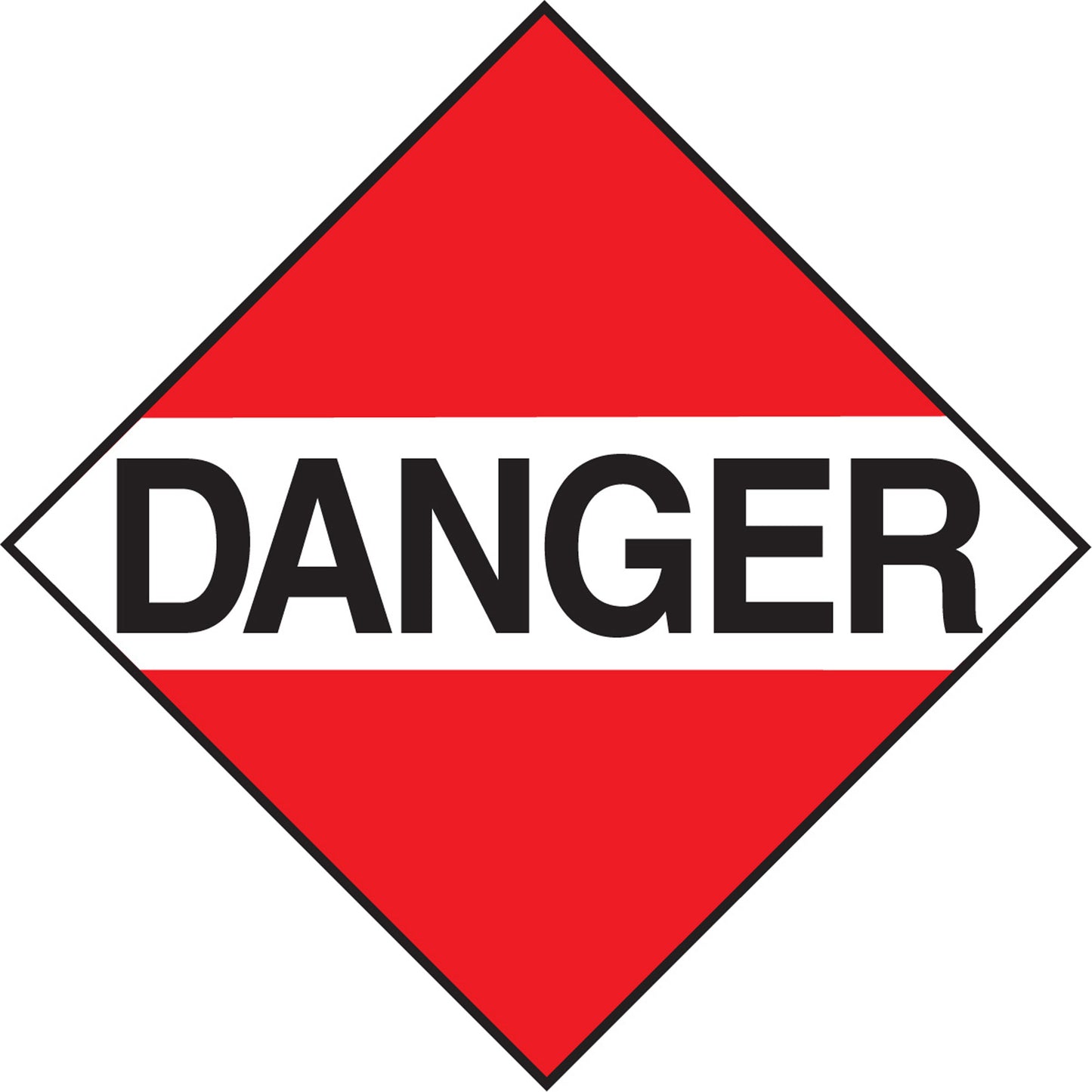 Brady Miscellaneous Danger TDG Placard, Vinyl