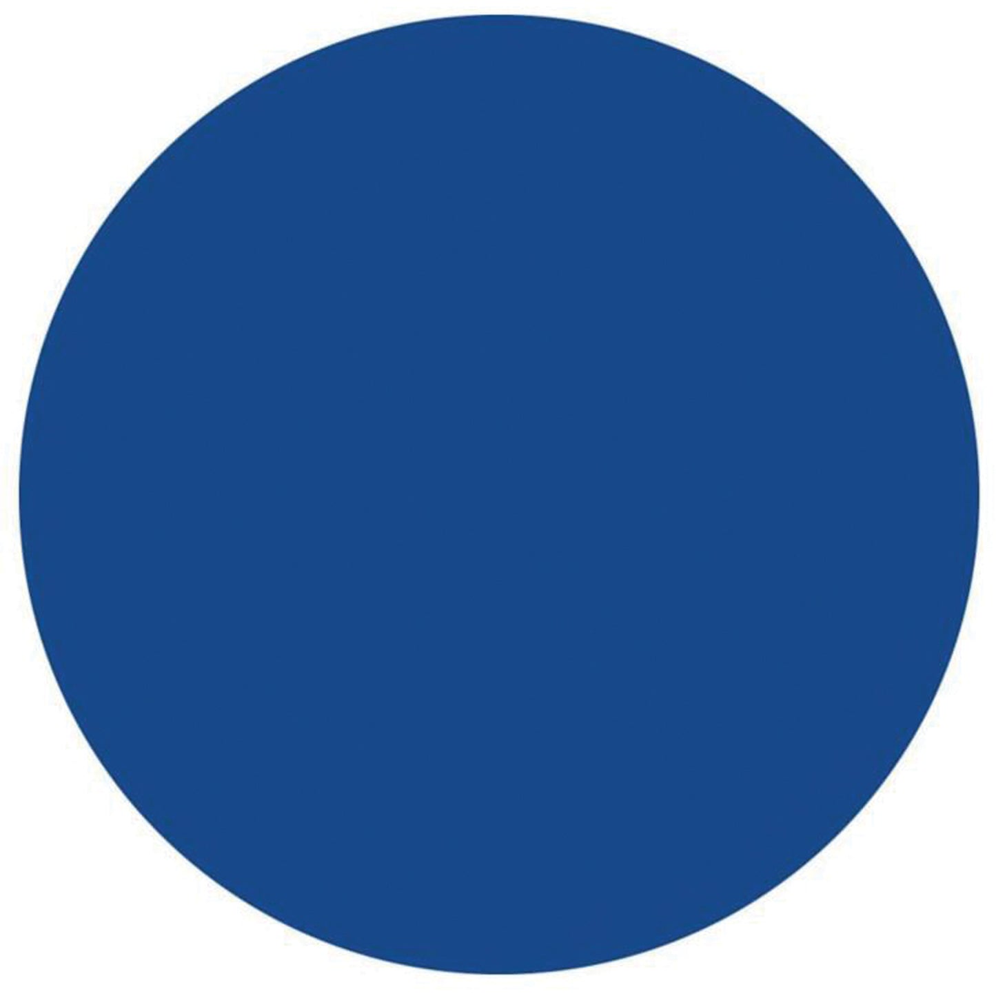 Brady Round Write-On Labels, Circle, 1.5" L x 1.5" W, Blue