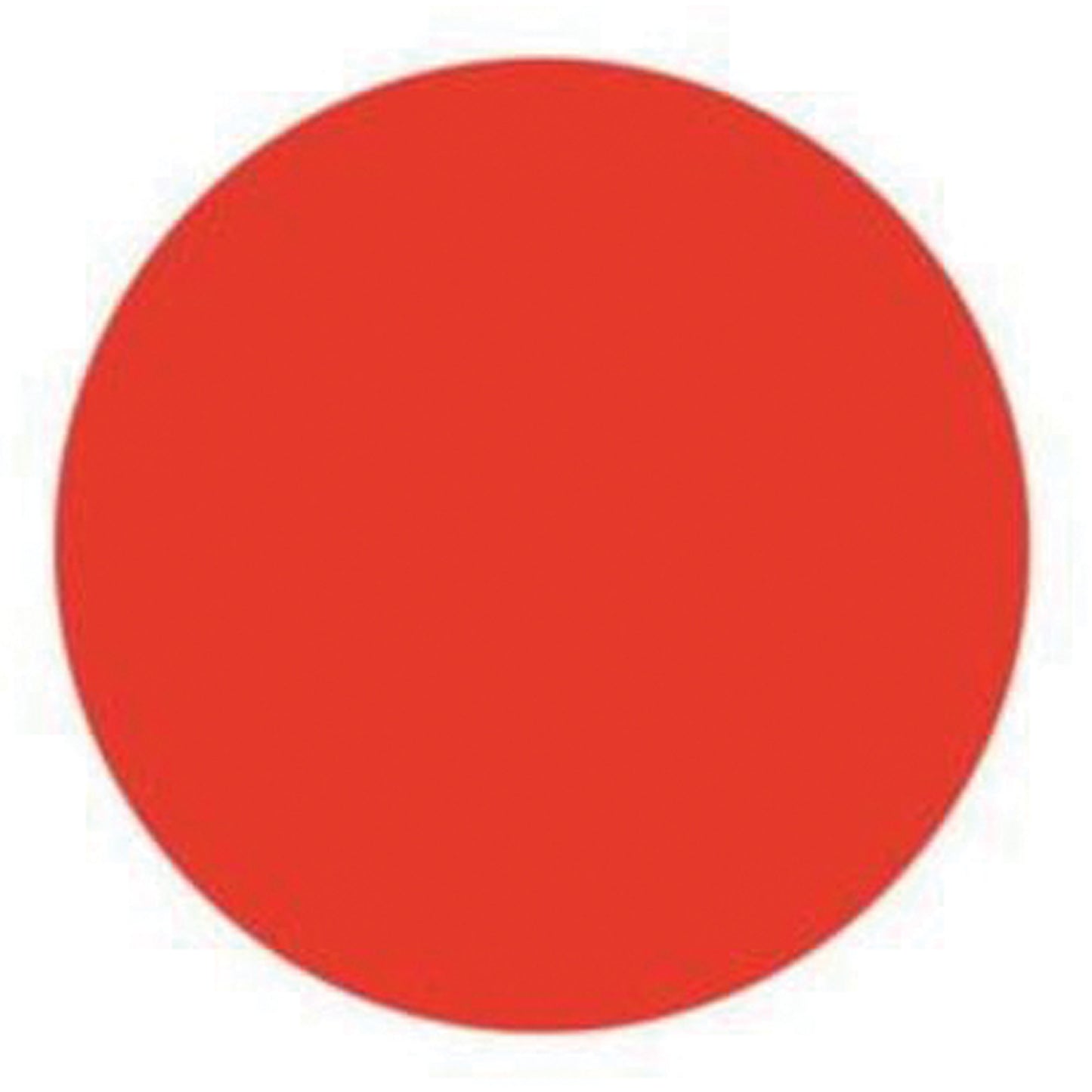 Brady Round Write-On Labels, Circle, 1.5" L x 1.5" W, Red
