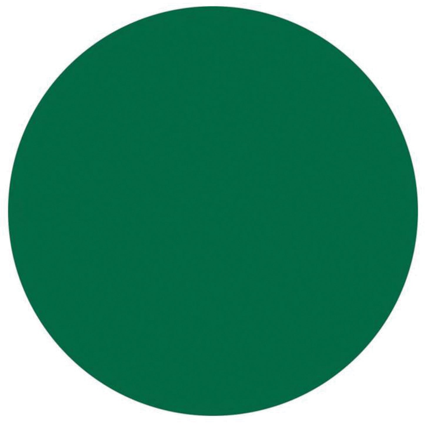 Brady Round Write-On Labels, Circle, 3" L x 3" W, Green