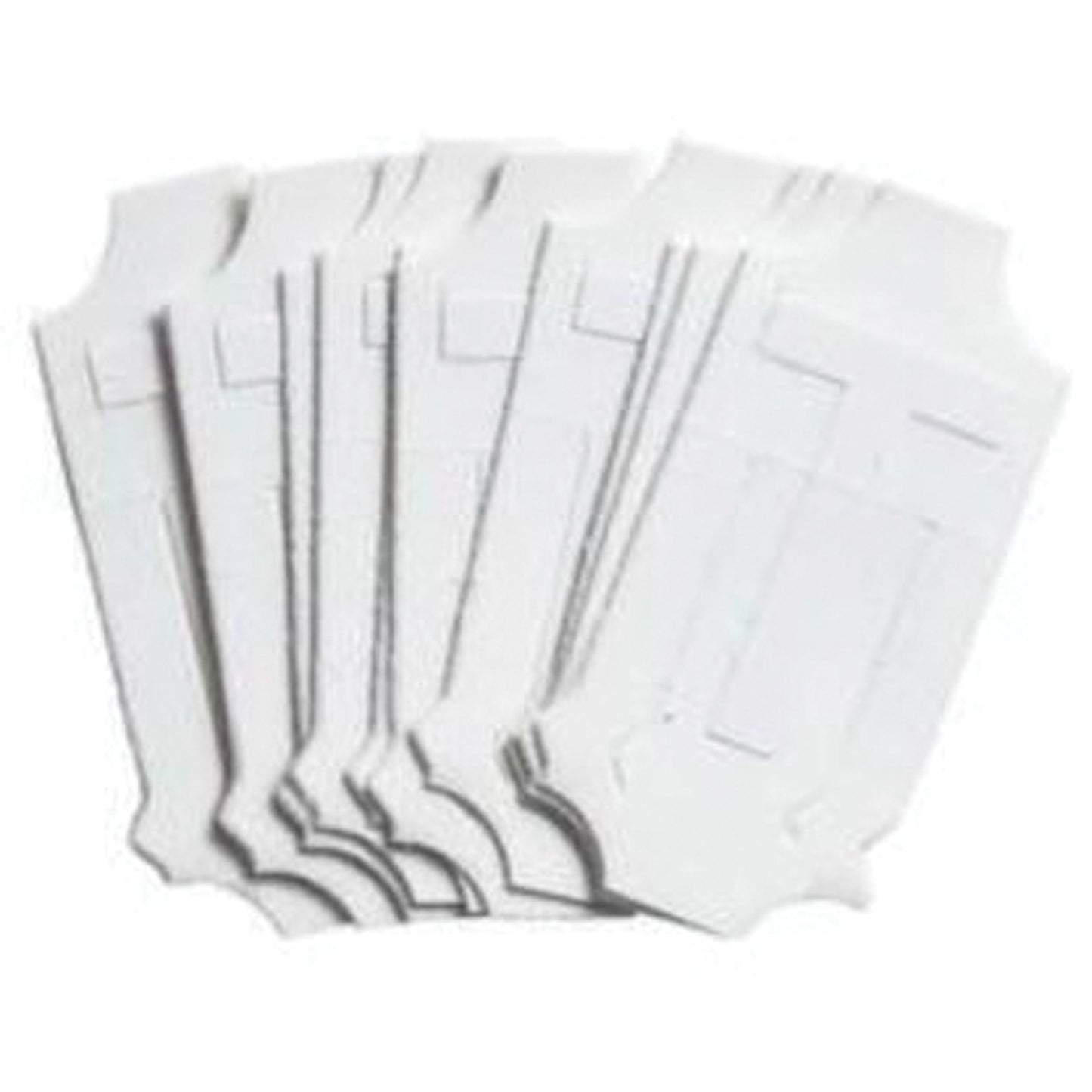 Brady Quick-Align® Individual Gothic Number & Letter Labels, T, 2" H, White