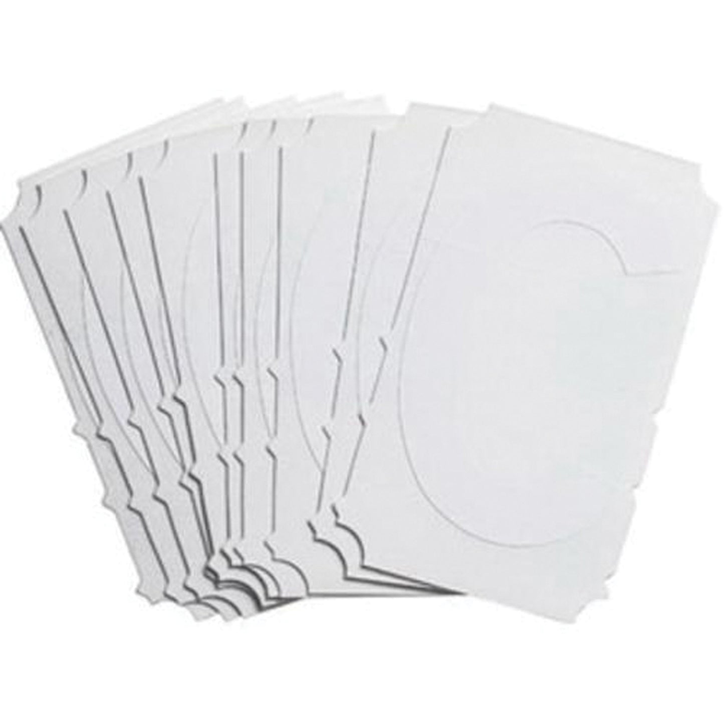Brady Quick-Align® Individual Gothic Number and Letter Labels, C, 3" H, White