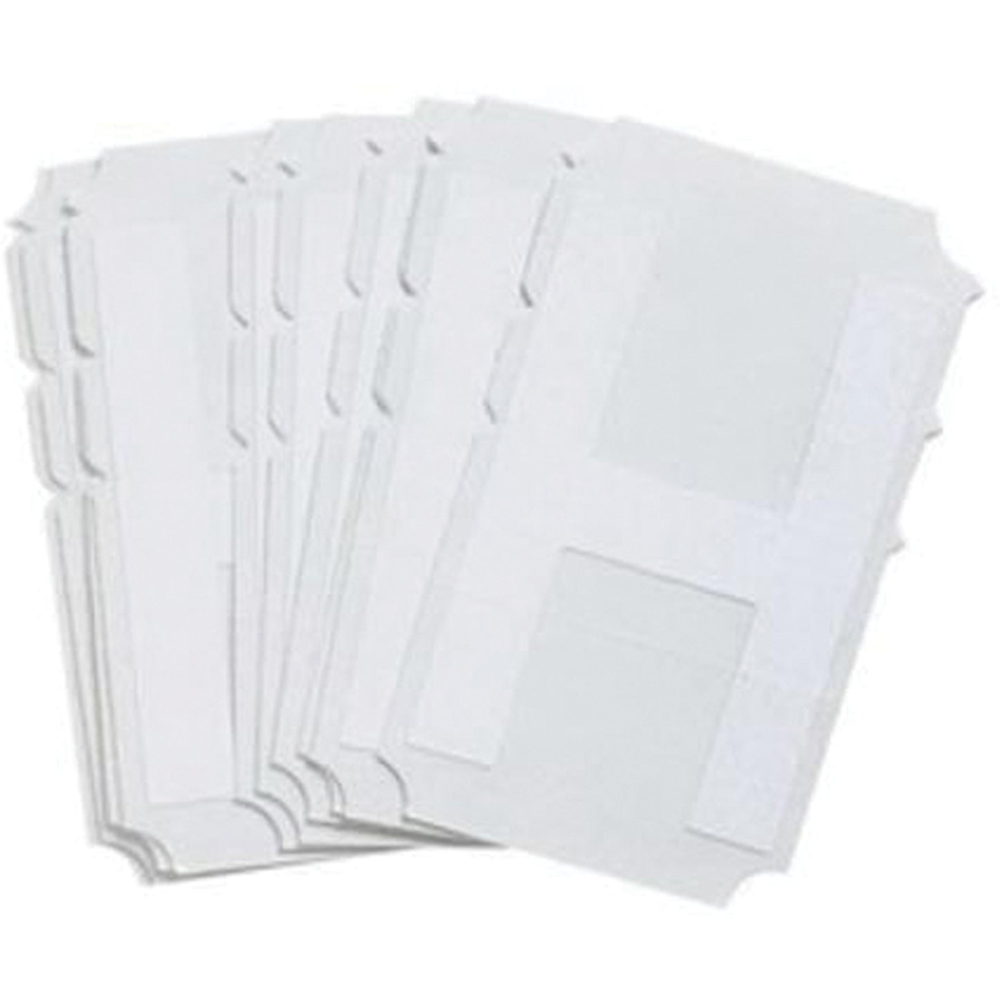Brady Quick-Align®Individual Gothic Number and Letter Labels, H, 3" H, White