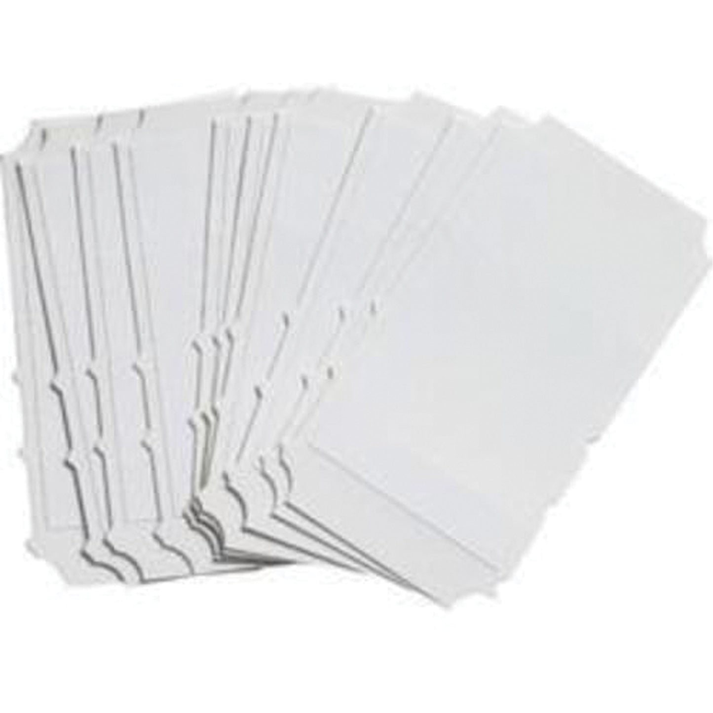 Brady Quick-Align®Individual Gothic Number and Letter Labels, L, 3" H, White