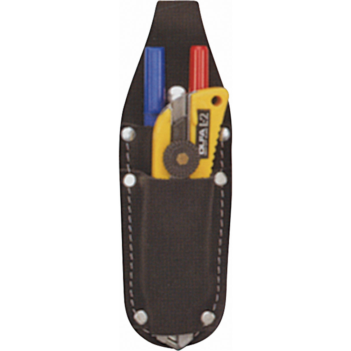 Utility Knife, Pen/Pencil Holder, Knife Holder, Leather, 2 Pockets