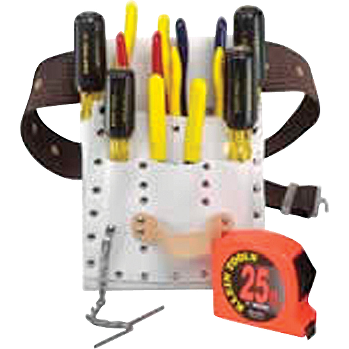 Electricians Tool Set, Leather, White