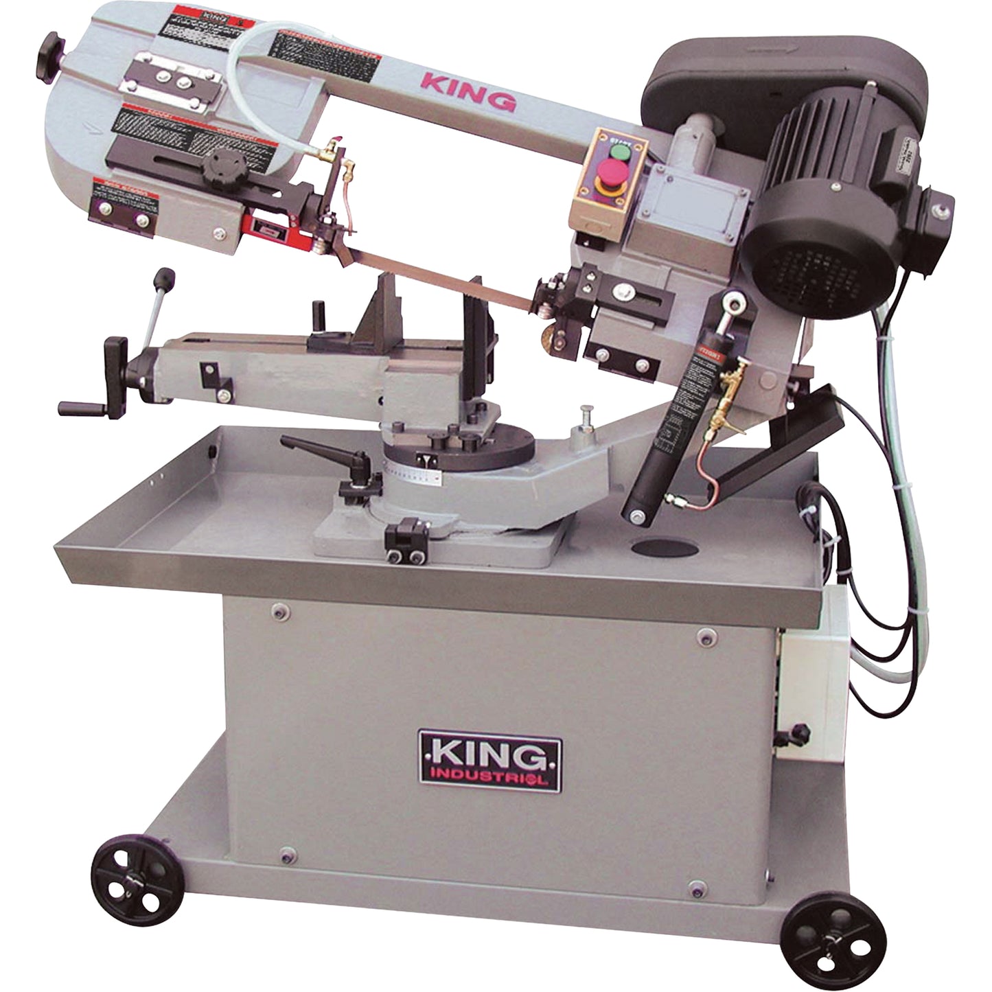Metal Cutting Dual Swivel Band Saws, Horizontal/Vertical, Round 7" and 7" x12" Rectangular Cutting Capacity
