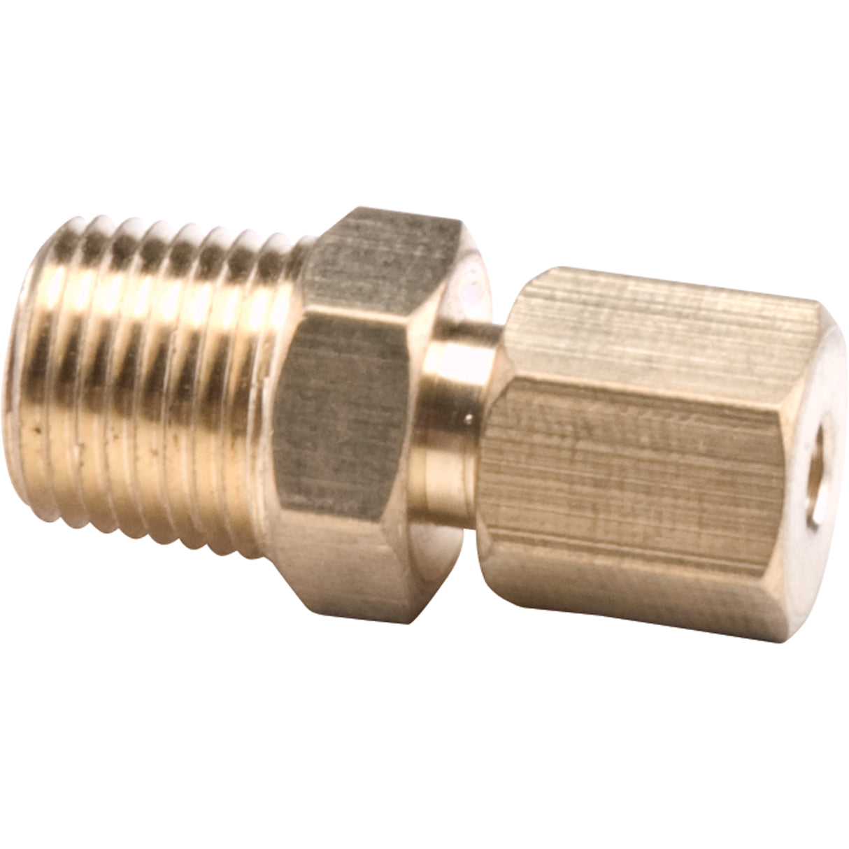 Compression Connector-tube To Male Pipe, 5/8" x 3/4"