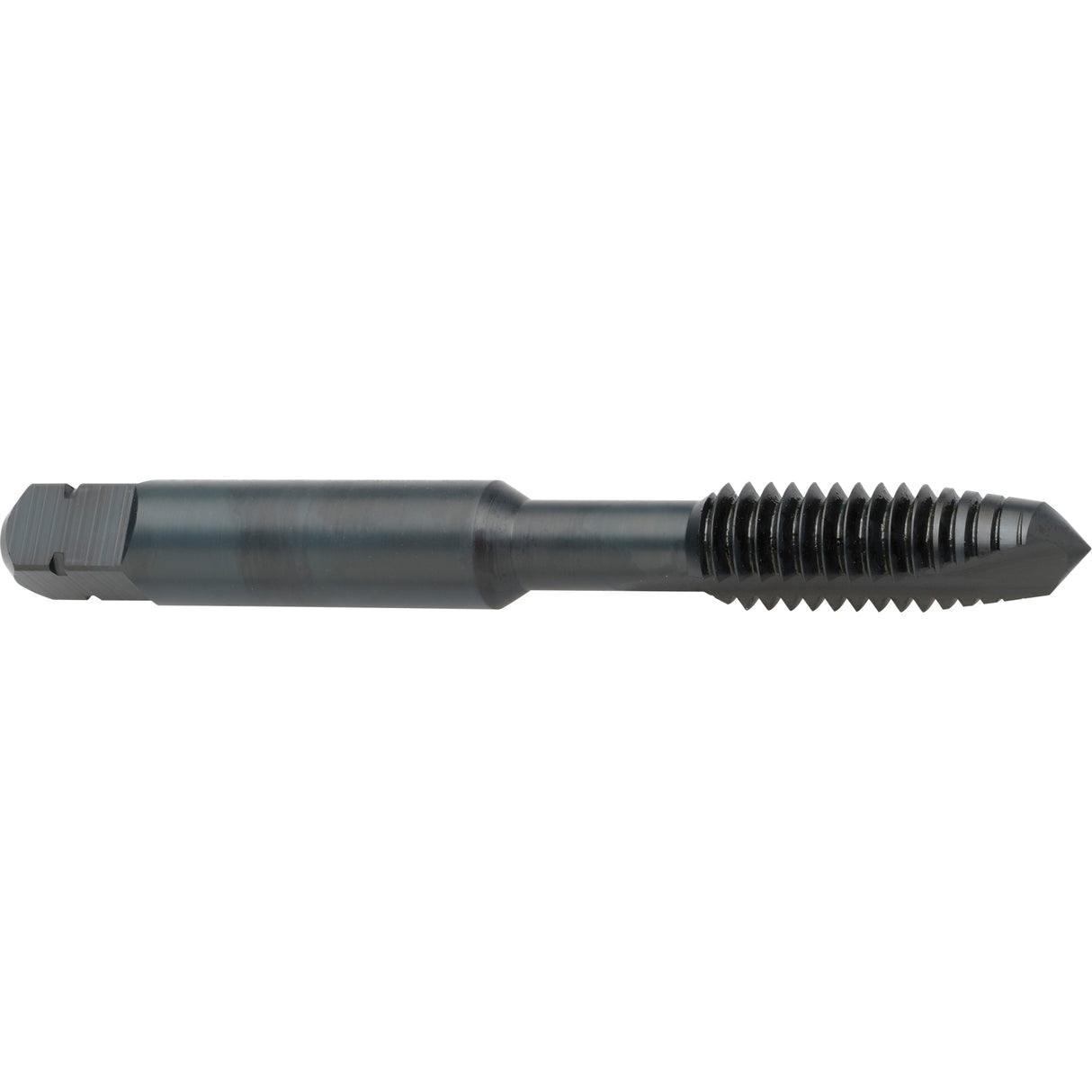 Spiral Point Tap, High Speed Cobalt, 1/4"-20 Thread, 2-1/2" L