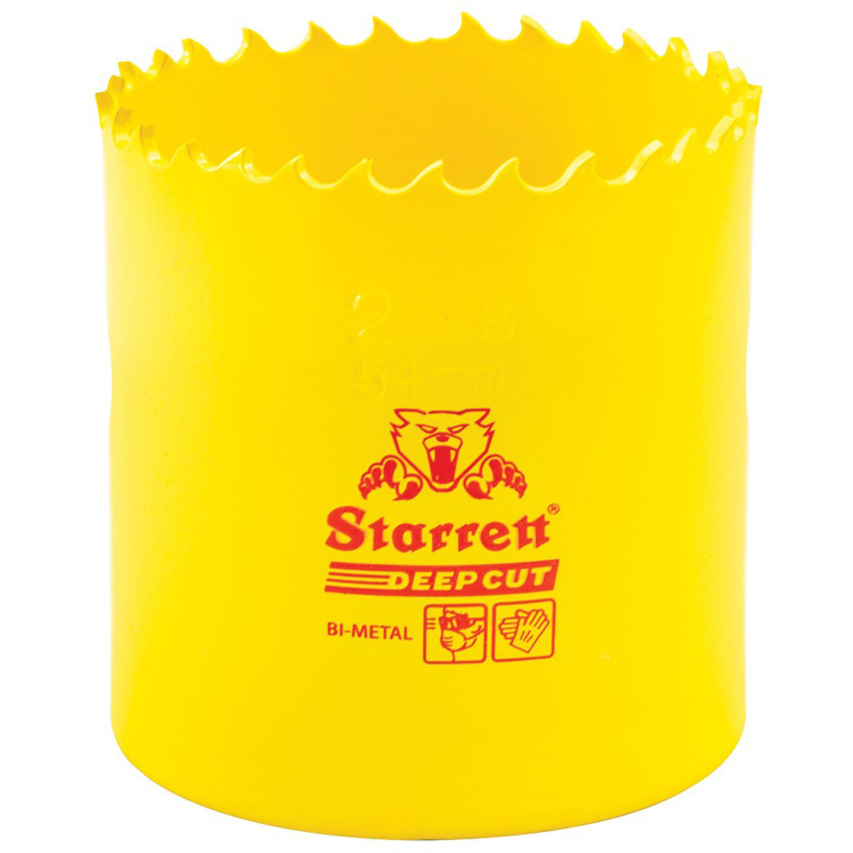 Bi-Metal Holesaw - 2-1/8", 2-1/8", 2" Depth of Cut, Bi-Metal