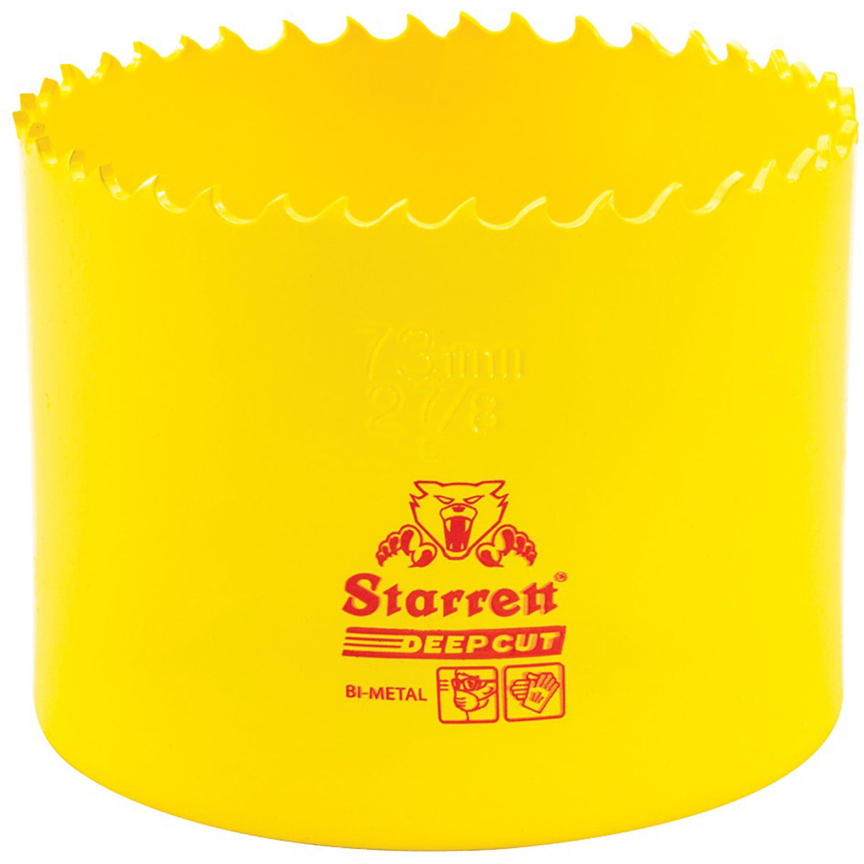 Bi-Metal Holesaw - 2-7/8", 2-7/8", 2" Depth of Cut, Bi-Metal