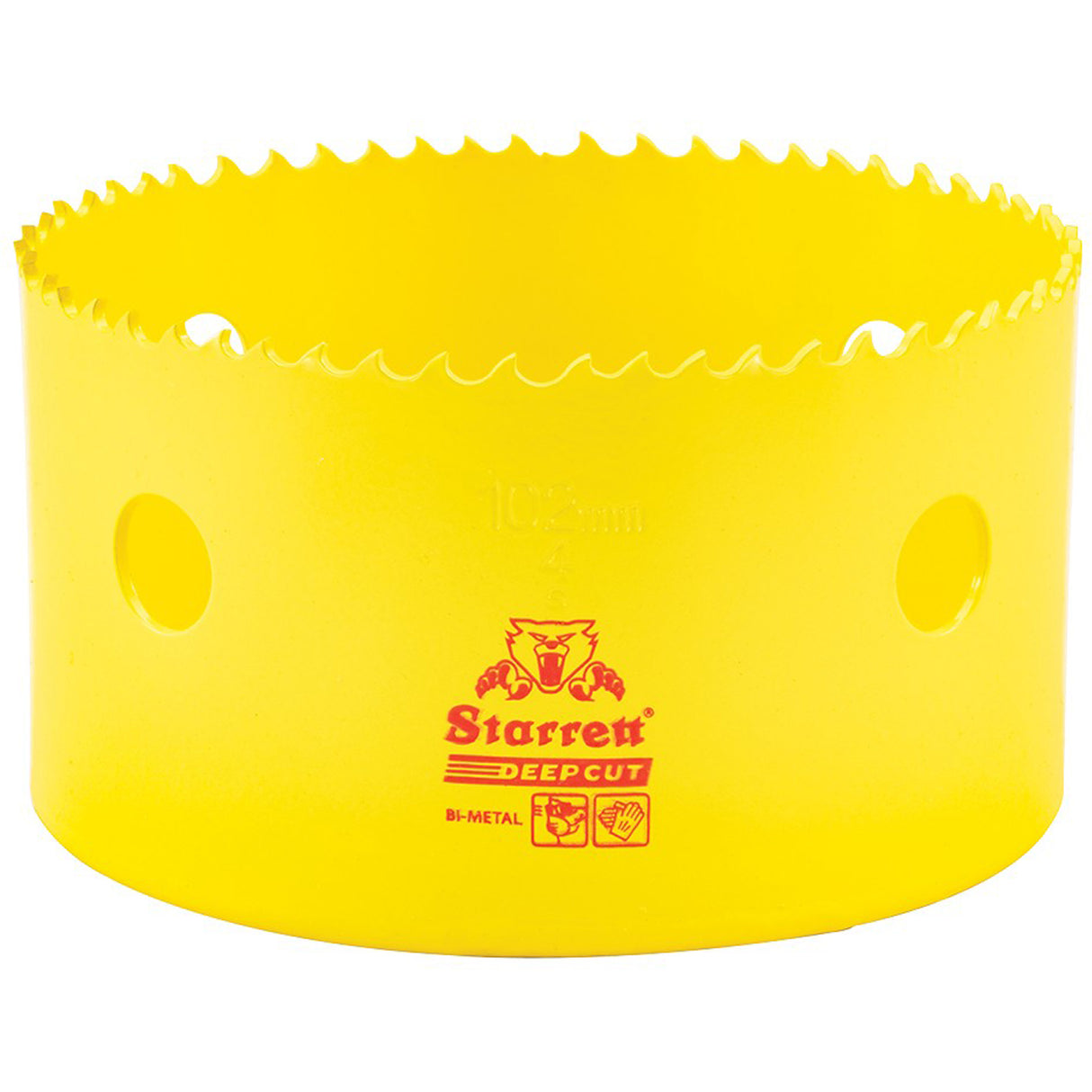 Bi-Metal Holesaw - 4", 4", 2" Depth of Cut, Bi-Metal