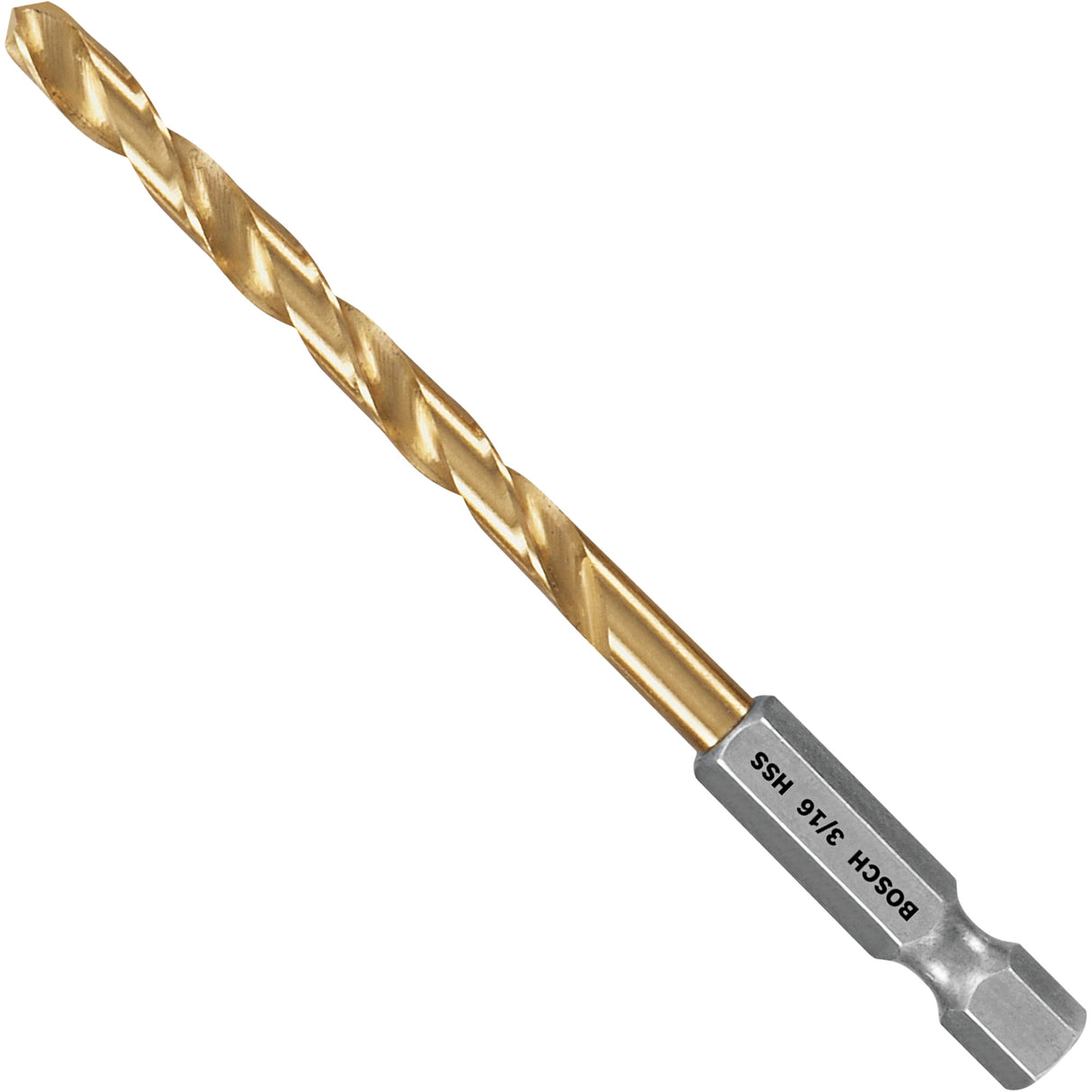 Impact Tough™ Drill Bit, High Speed Steel, 2-1/2" Flute, 135° Point