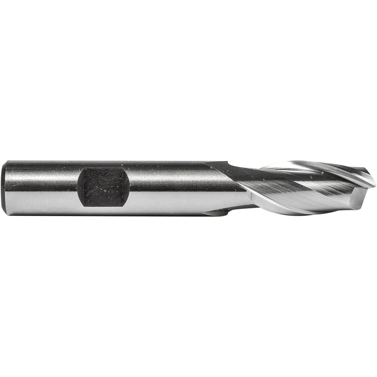 C601 End Mill, 1/2" Dia., 2 Flutes, High Speed Steel