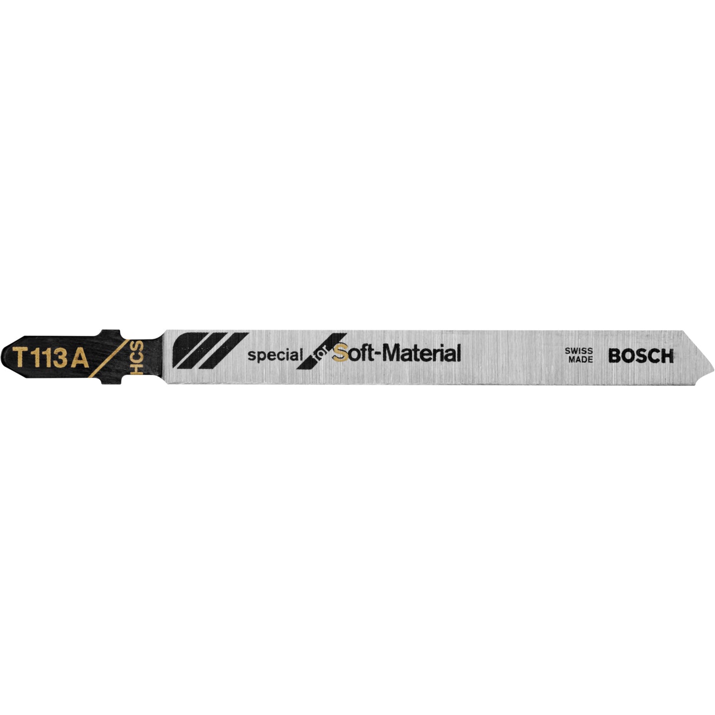 Knife-Edge Jigsaw Blades, High-Carbon Steel, T-Shank, 4" L