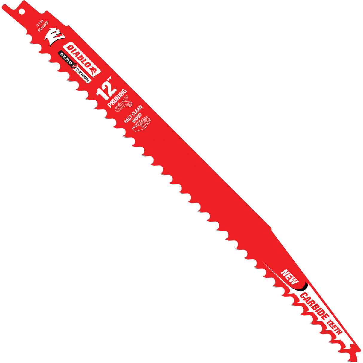 Pruning & Clean Wood Blade, Carbide, 3 TPI, 12" L