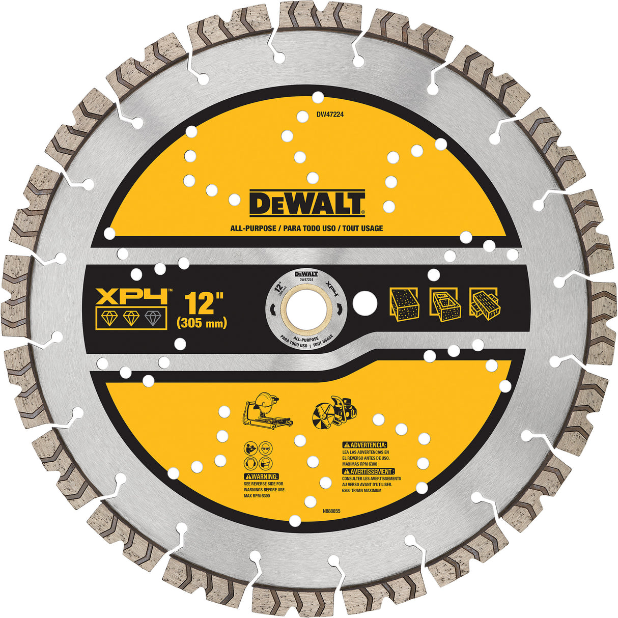 XP4 All-Purpose Segmented Diamond* Blades