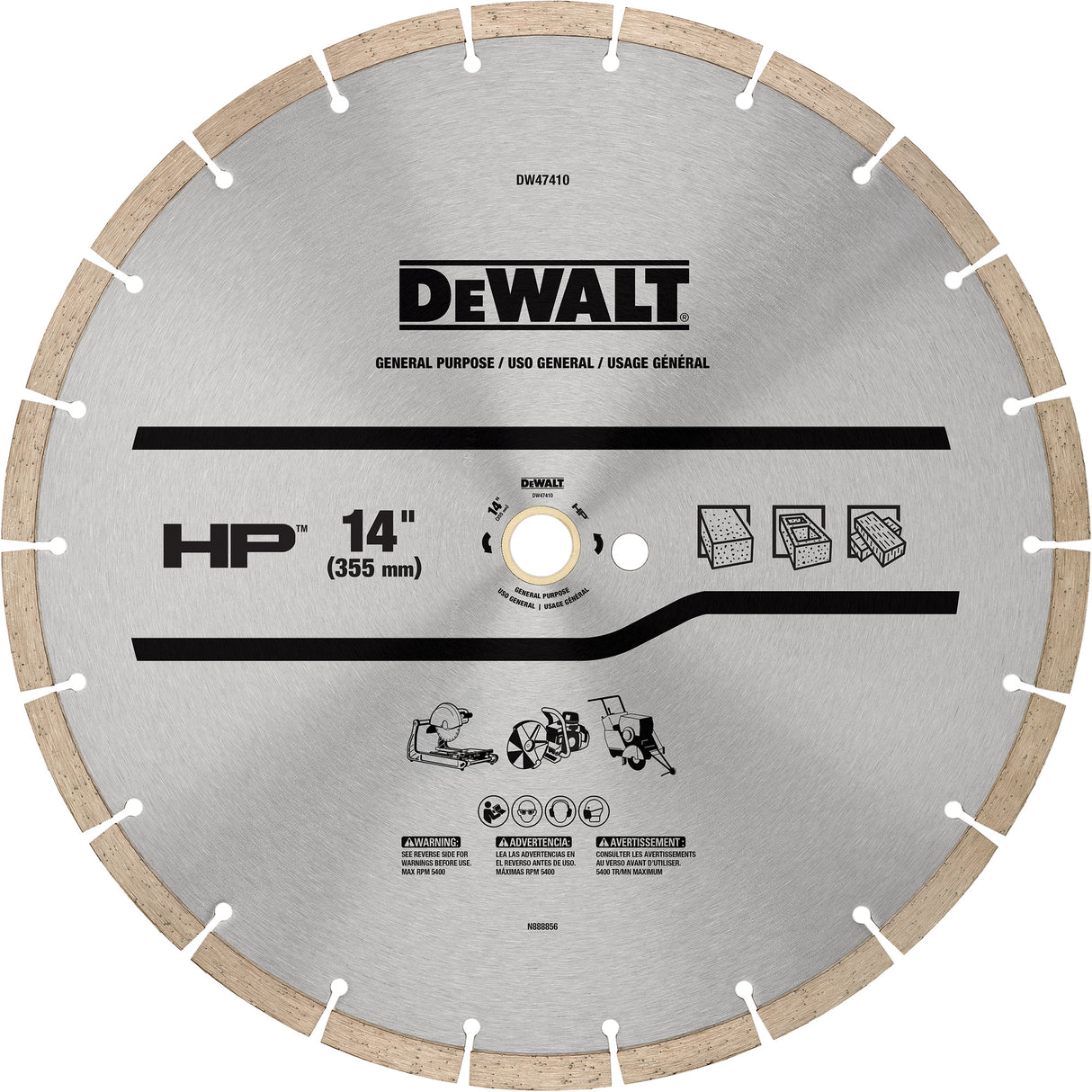 HP™ General Purpose Segmented Diamond Blade
